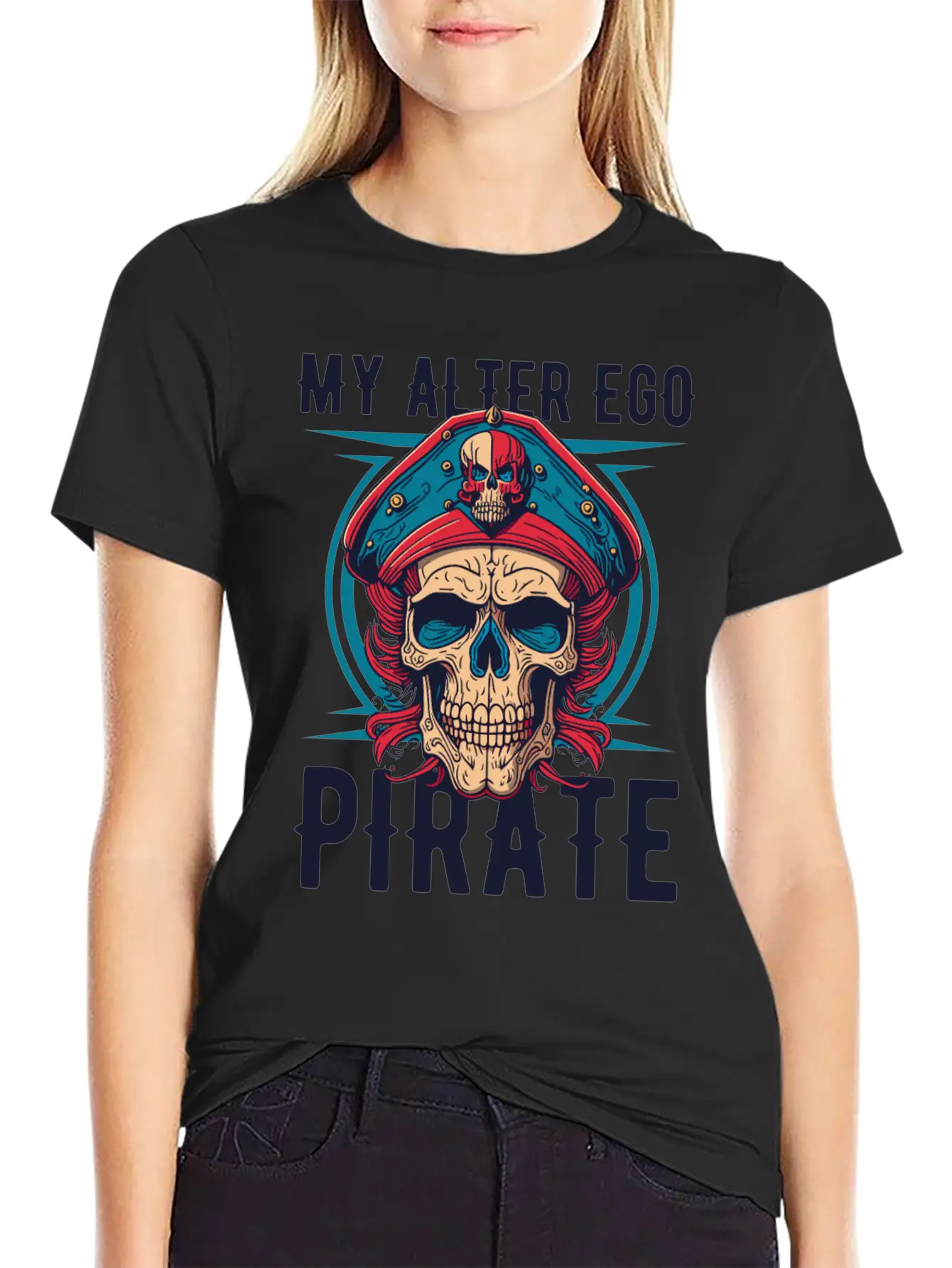 Pirate My Alter Ego Unisex Casual T-Shirt – Clean Design For Daily Comfort