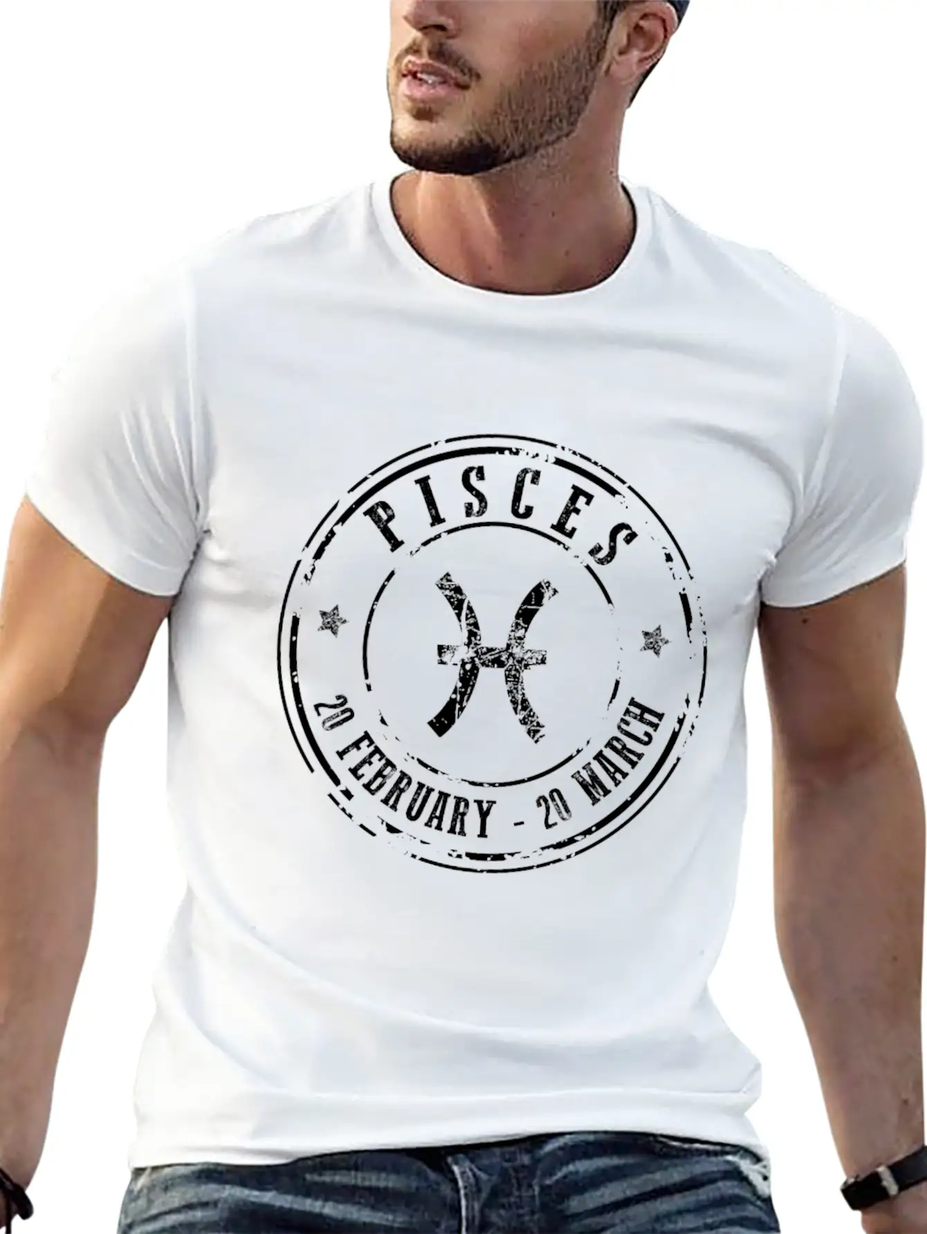 Pisces Essential Cotton Tee For Daily Outfits – Unisex Style