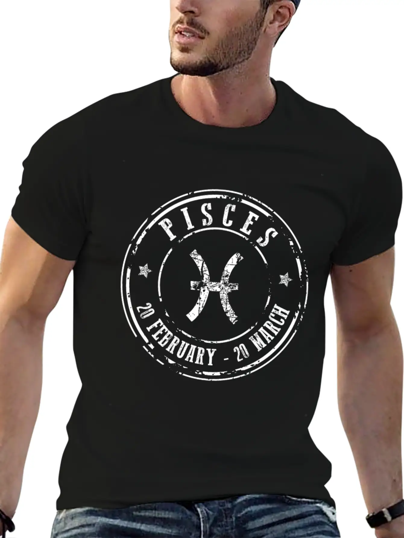 Pisces Essential Cotton Tee For Daily Outfits – Unisex Style