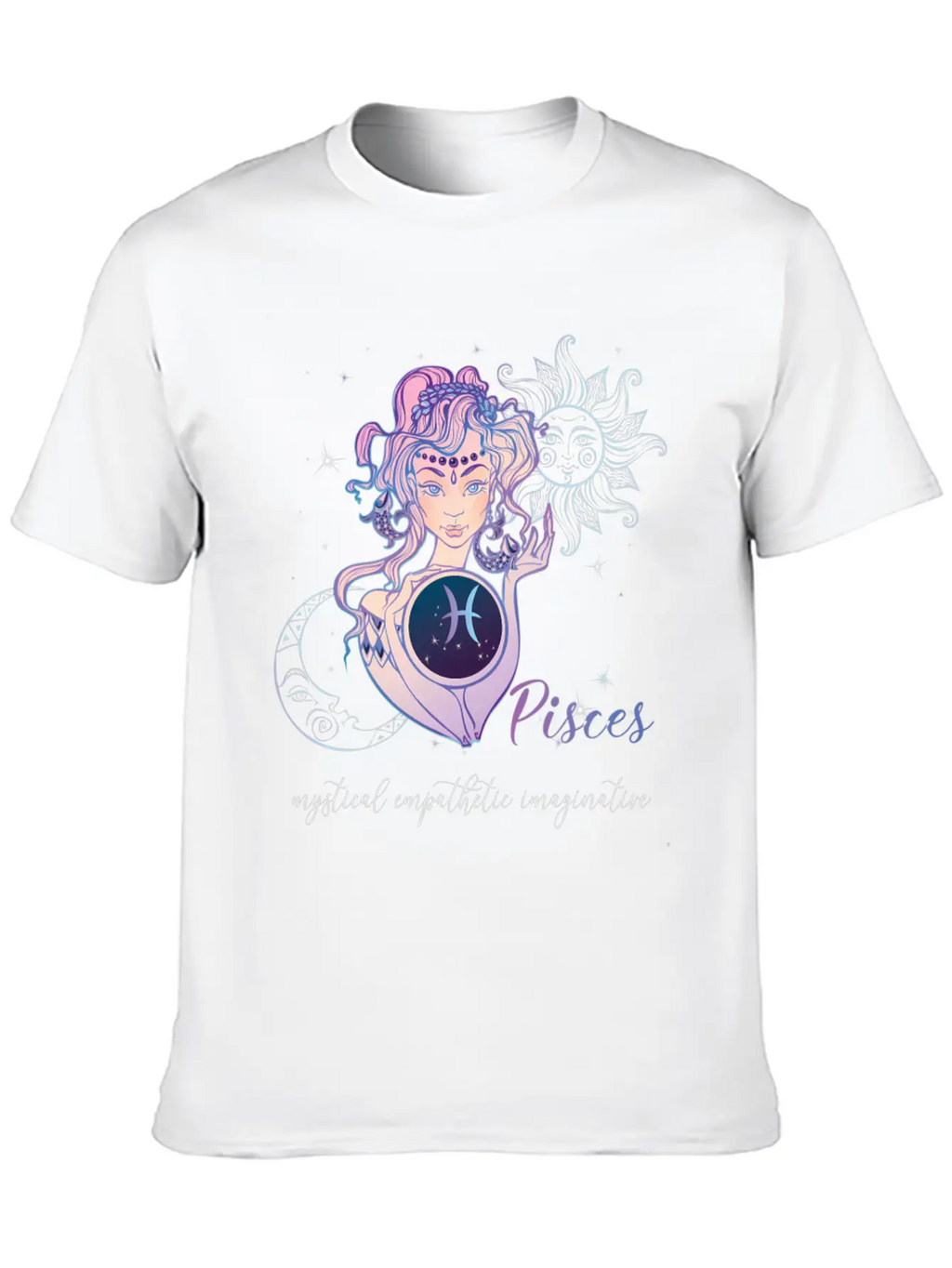 Pisces Zodiac Sign Pisces Horoscope Astrology Casual Graphic T-Shirt – Simple And Comfortable Daily Wear