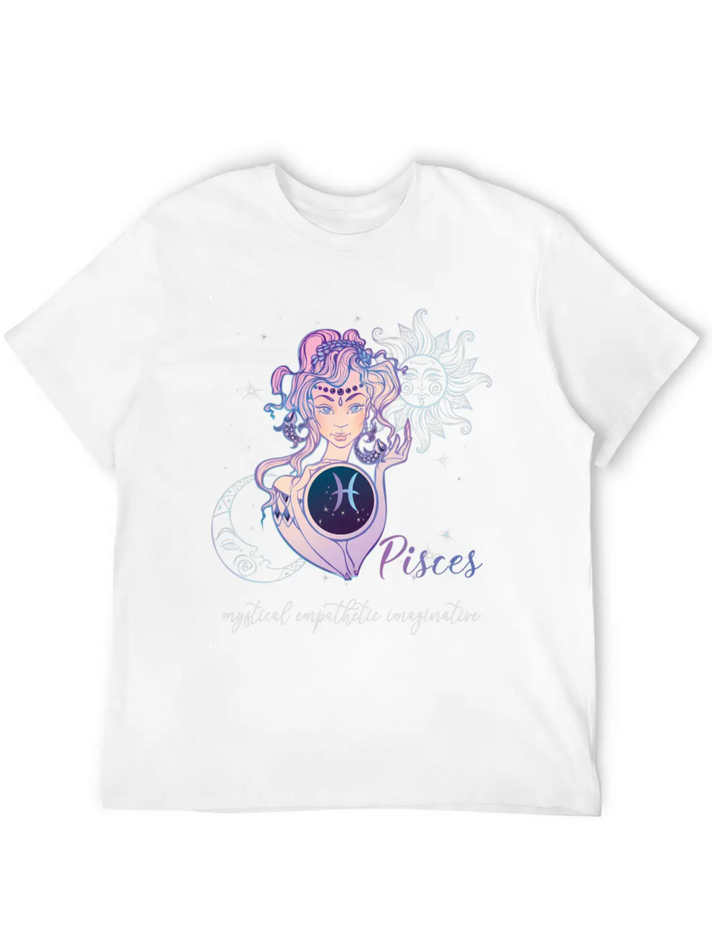 Pisces Zodiac Sign Pisces Horoscope Astrology Casual Graphic T-Shirt – Simple And Comfortable Daily Wear