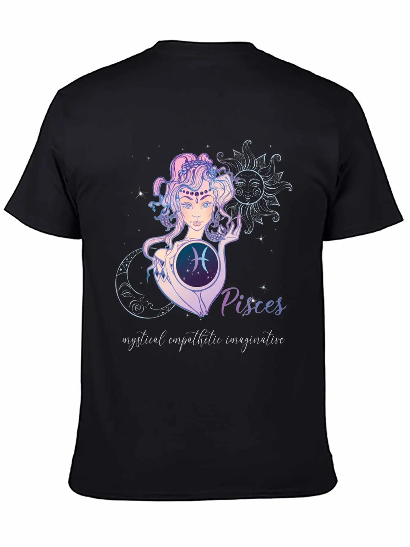 Pisces Zodiac Sign Pisces Horoscope Astrology Casual Graphic T-Shirt – Simple And Comfortable Daily Wear
