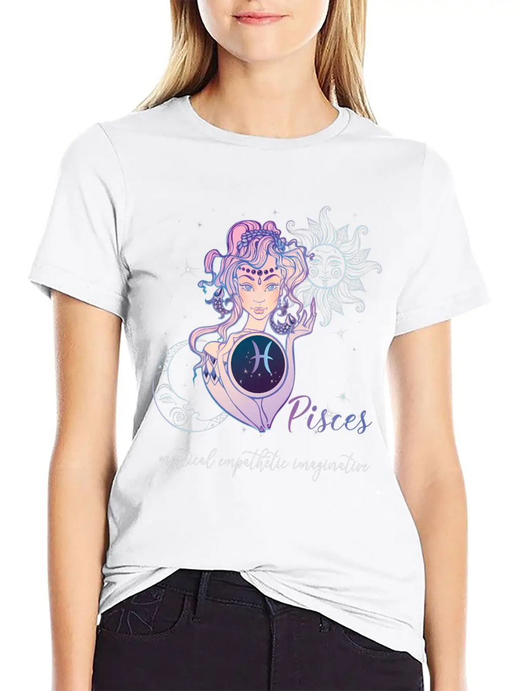 Pisces Zodiac Sign Pisces Horoscope Astrology Casual Graphic T-Shirt – Simple And Comfortable Daily Wear