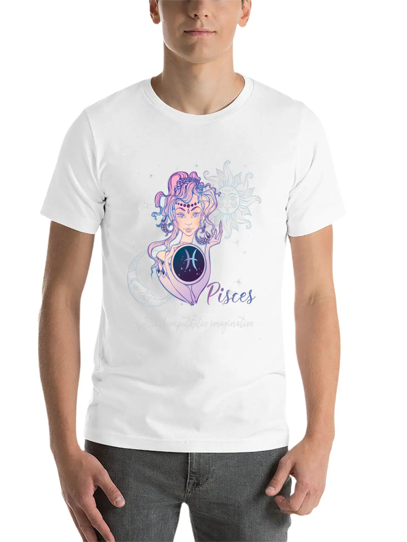 Pisces Zodiac Sign Pisces Horoscope Astrology Casual Graphic T-Shirt – Simple And Comfortable Daily Wear