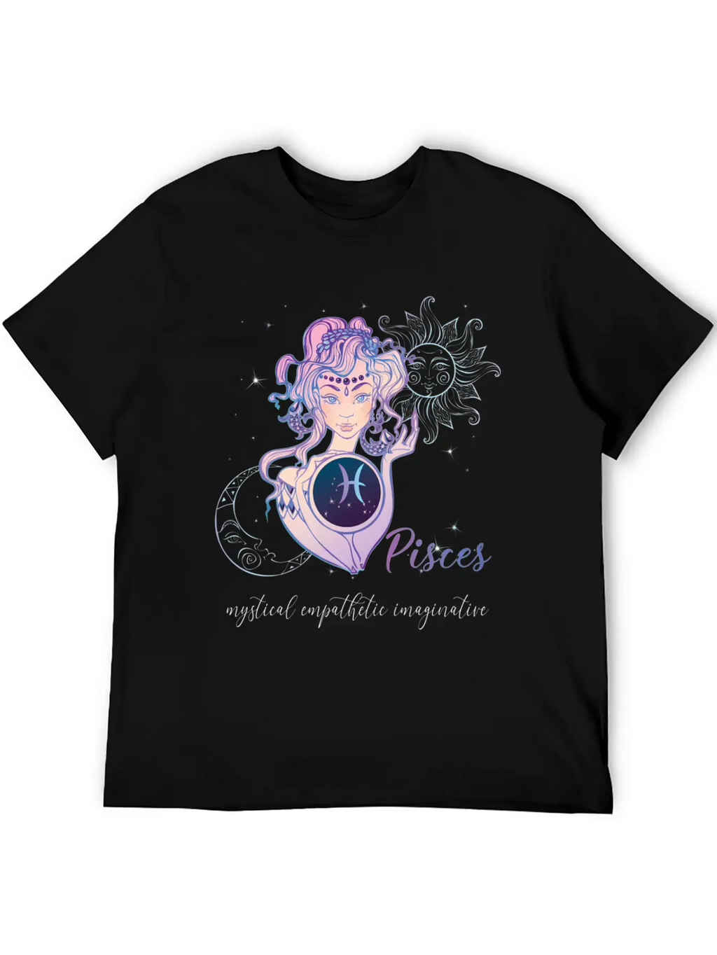 Pisces Zodiac Sign Pisces Horoscope Astrology Casual Graphic T-Shirt – Simple And Comfortable Daily Wear