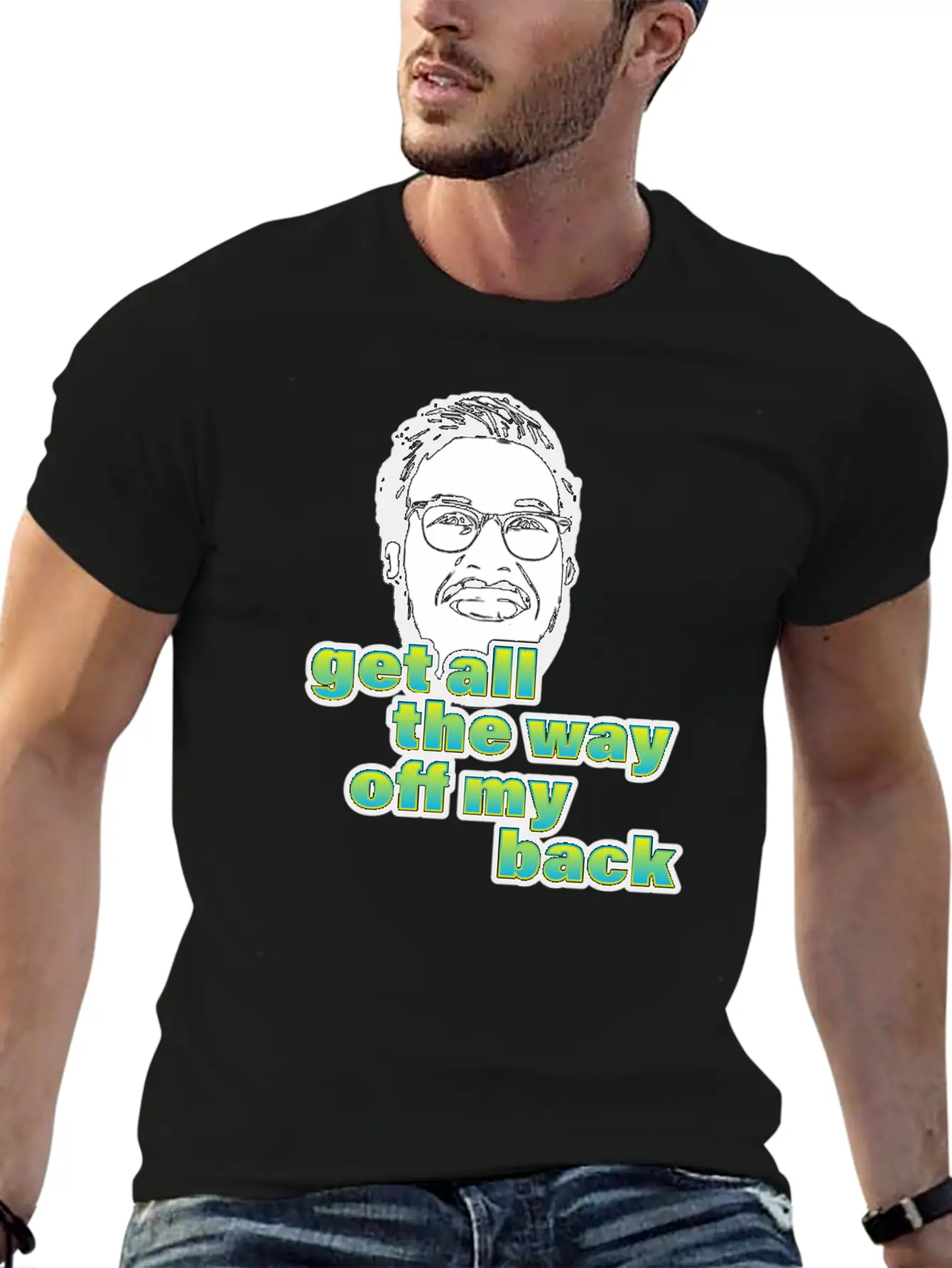 Pitch Meeting Get All The Way Off My Back BLUE Unisex Casual T-Shirt – Clean Design For Daily Comfort