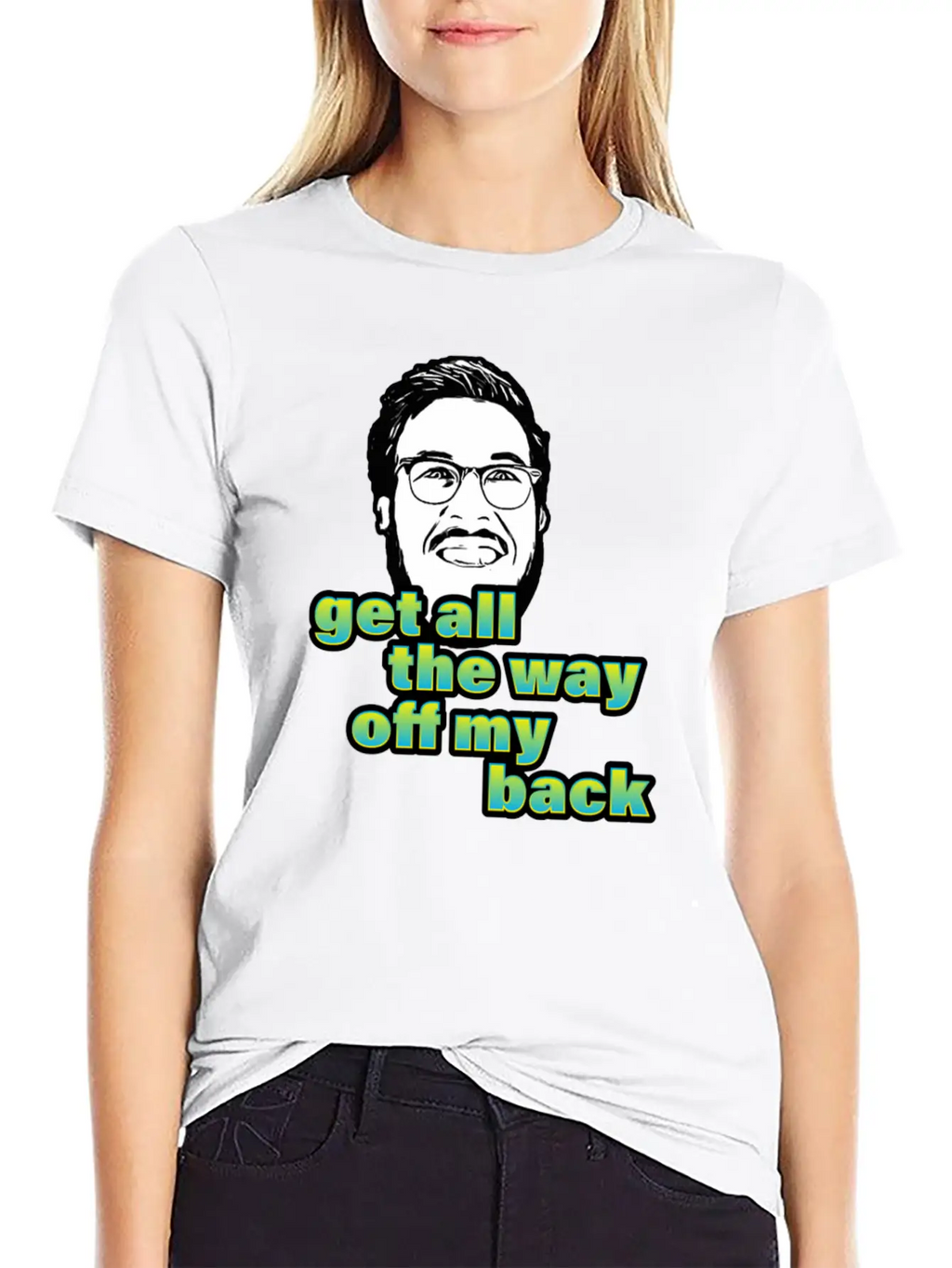 Pitch Meeting Get All The Way Off My Back BLUE Unisex Casual T-Shirt – Clean Design For Daily Comfort