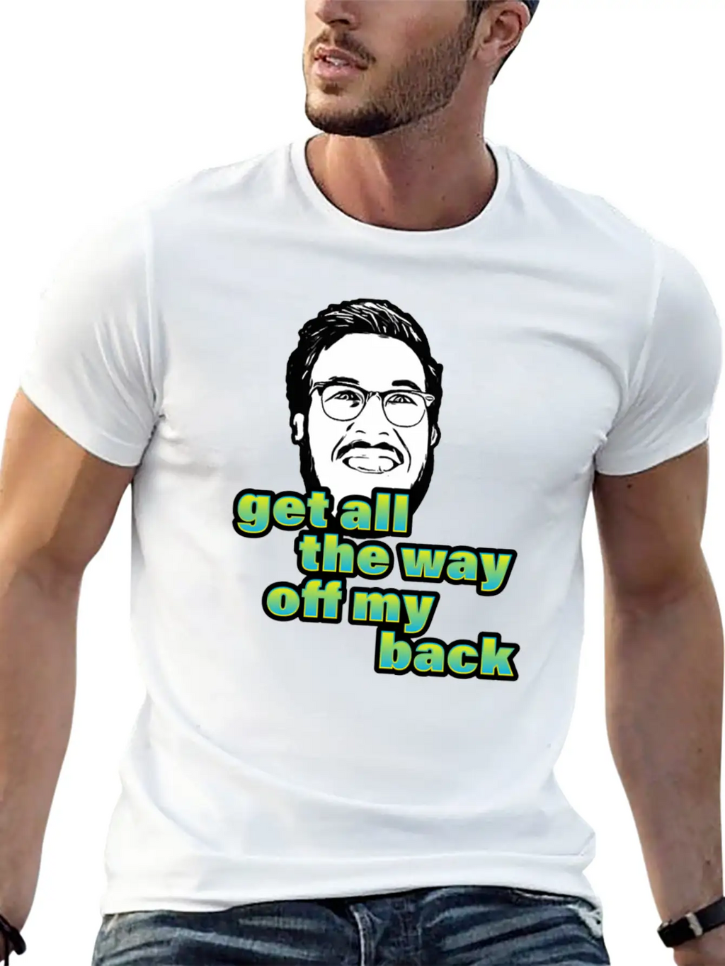 Pitch Meeting Get All The Way Off My Back BLUE Unisex Casual T-Shirt – Clean Design For Daily Comfort