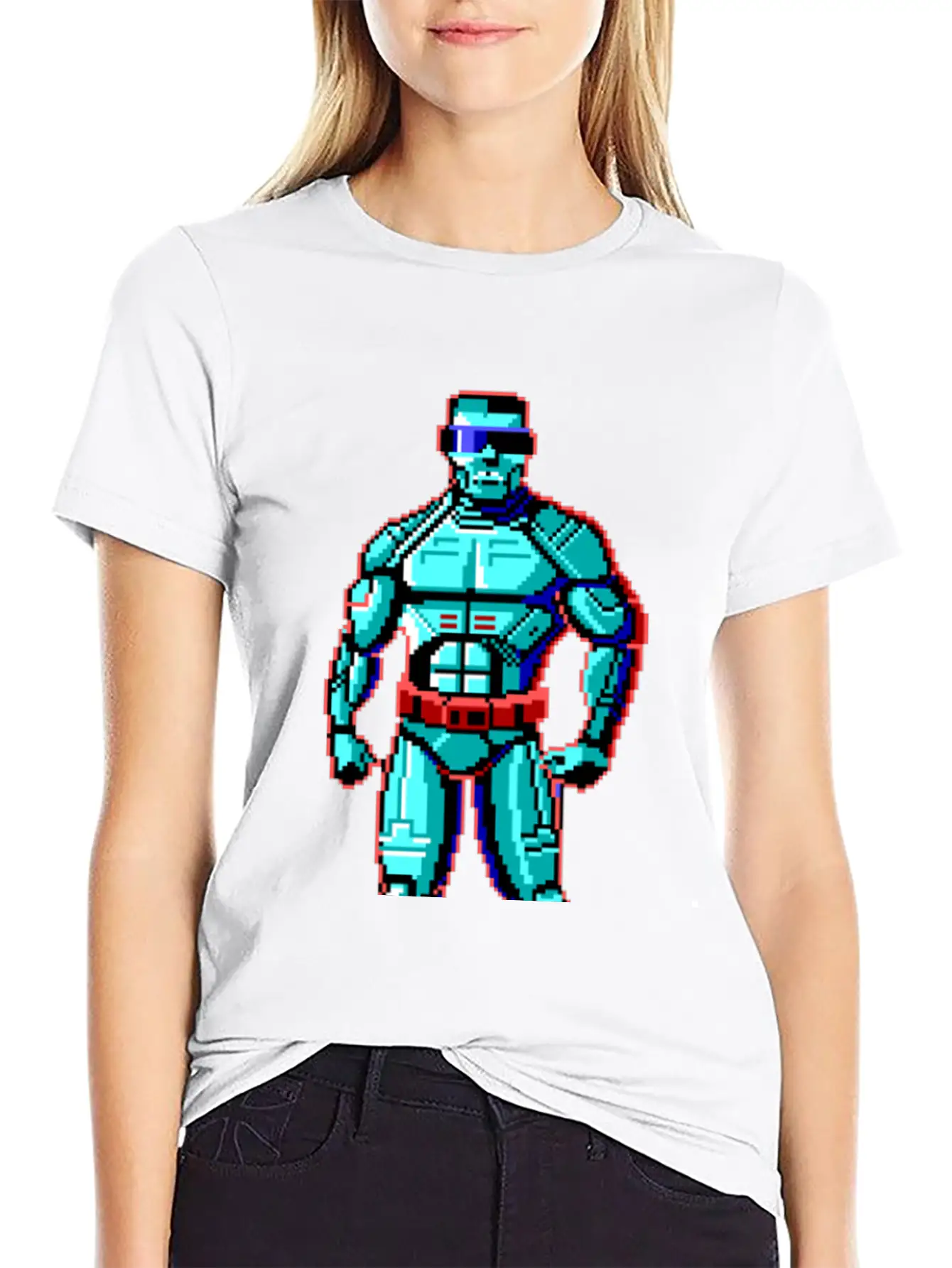 Pixel Arnoid The Android Classic Fit Graphic Tee For Daily Comfort – Unisex Cotton Shirt
