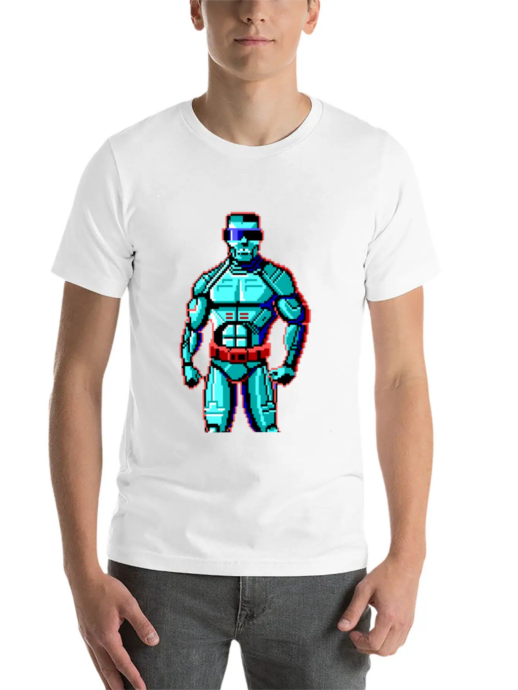 Pixel Arnoid The Android Classic Fit Graphic Tee For Daily Comfort – Unisex Cotton Shirt