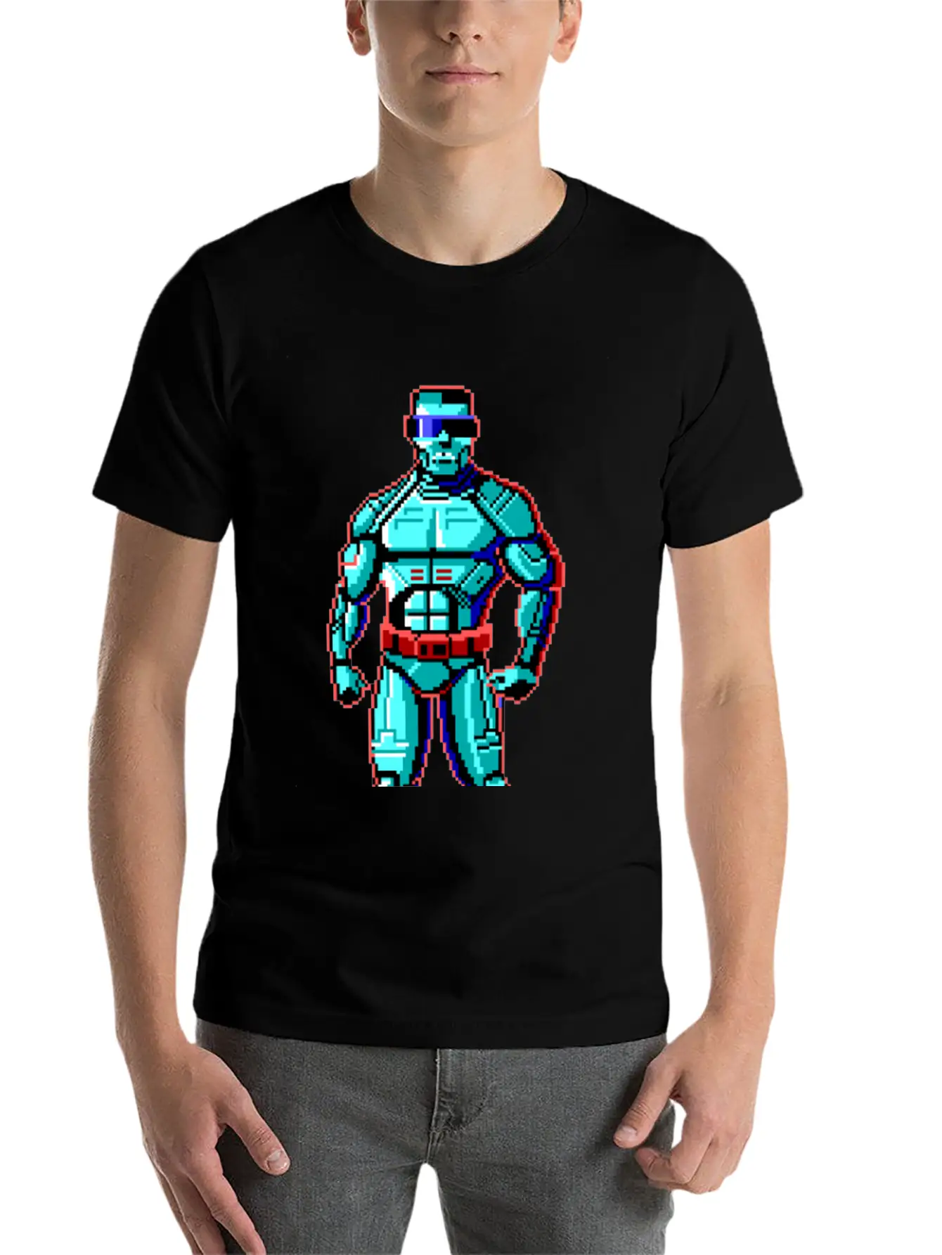Pixel Arnoid The Android Classic Fit Graphic Tee For Daily Comfort – Unisex Cotton Shirt