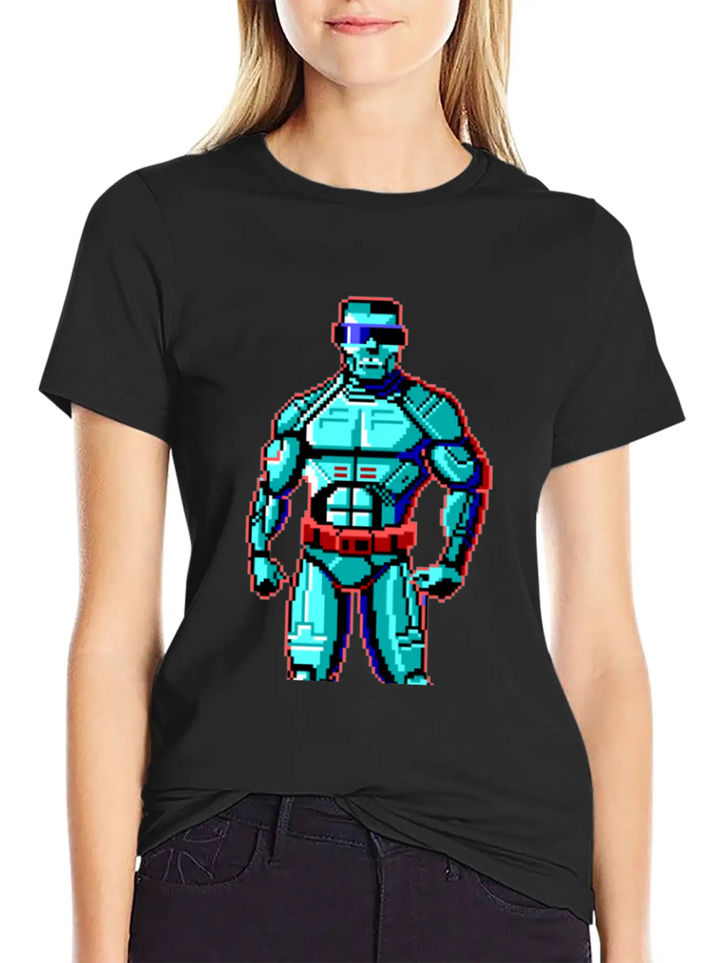 Pixel Arnoid The Android Classic Fit Graphic Tee For Daily Comfort – Unisex Cotton Shirt