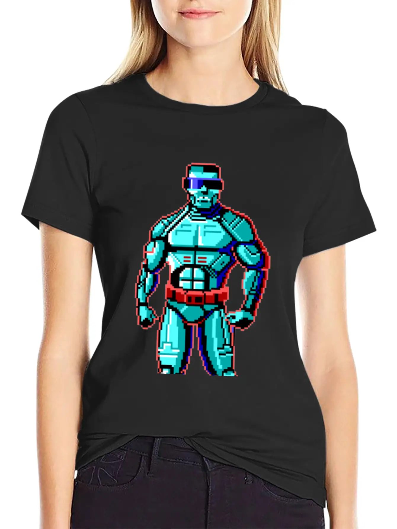 Pixel Arnoid The Android Classic Fit Graphic Tee For Daily Comfort – Unisex Cotton Shirt