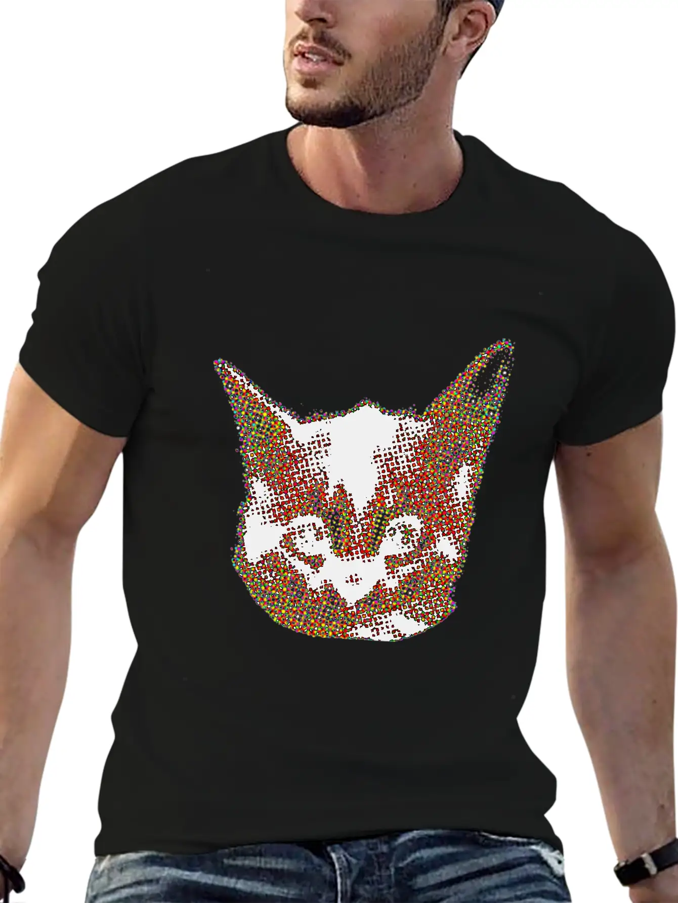Pixel Purrfection Stylish Everyday T-Shirt – Unisex Basic Cotton Tee