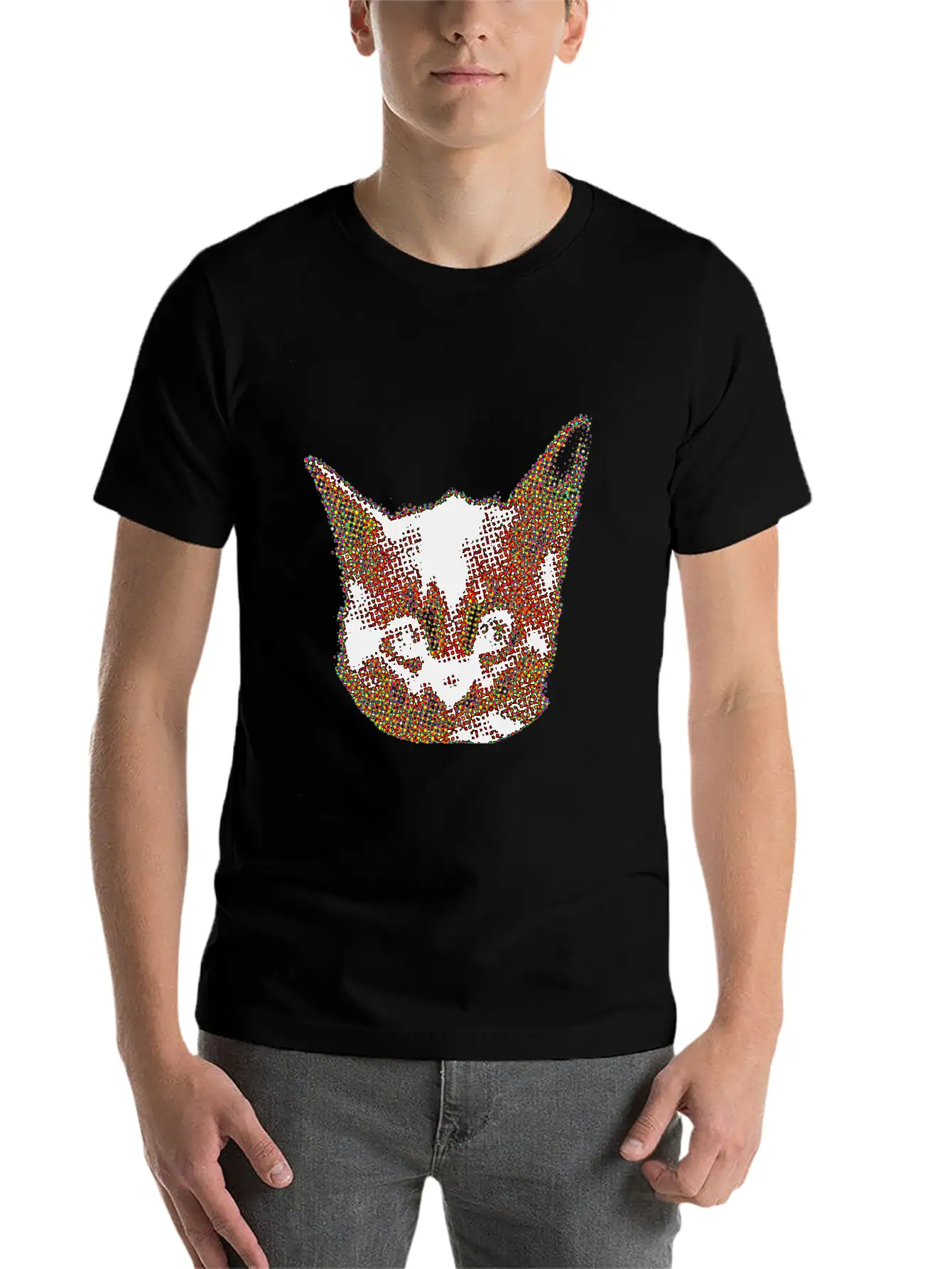 Pixel Purrfection Stylish Everyday T-Shirt – Unisex Basic Cotton Tee