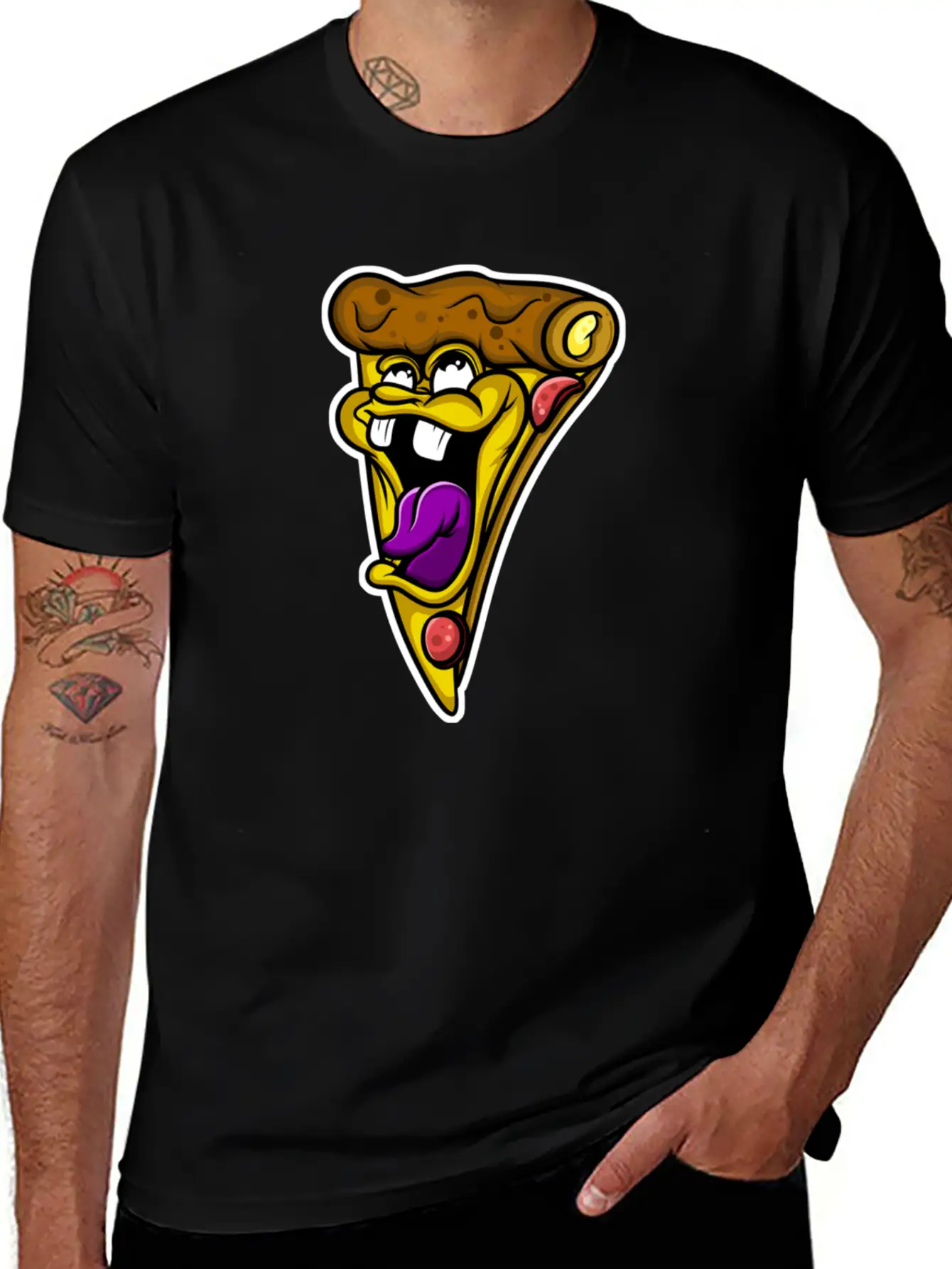 Pizza Casual Graphic T-Shirt – Simple And Comfortable Daily Wear
