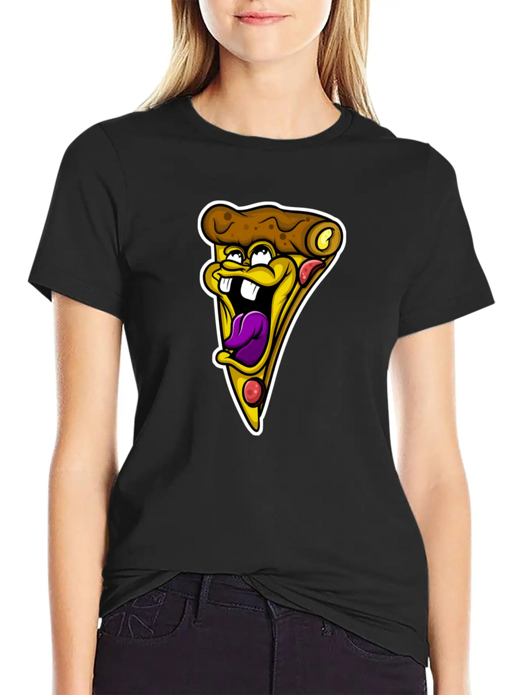 Pizza Casual Graphic T-Shirt – Simple And Comfortable Daily Wear