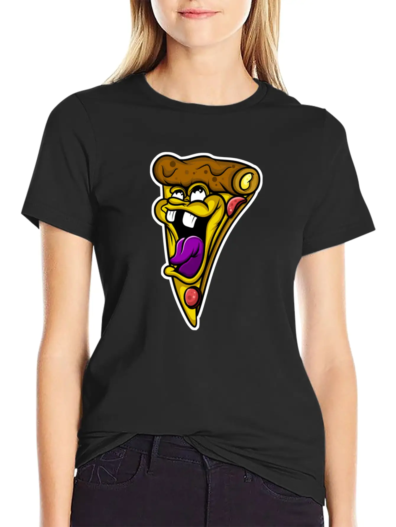 Pizza Casual Graphic T-Shirt – Simple And Comfortable Daily Wear
