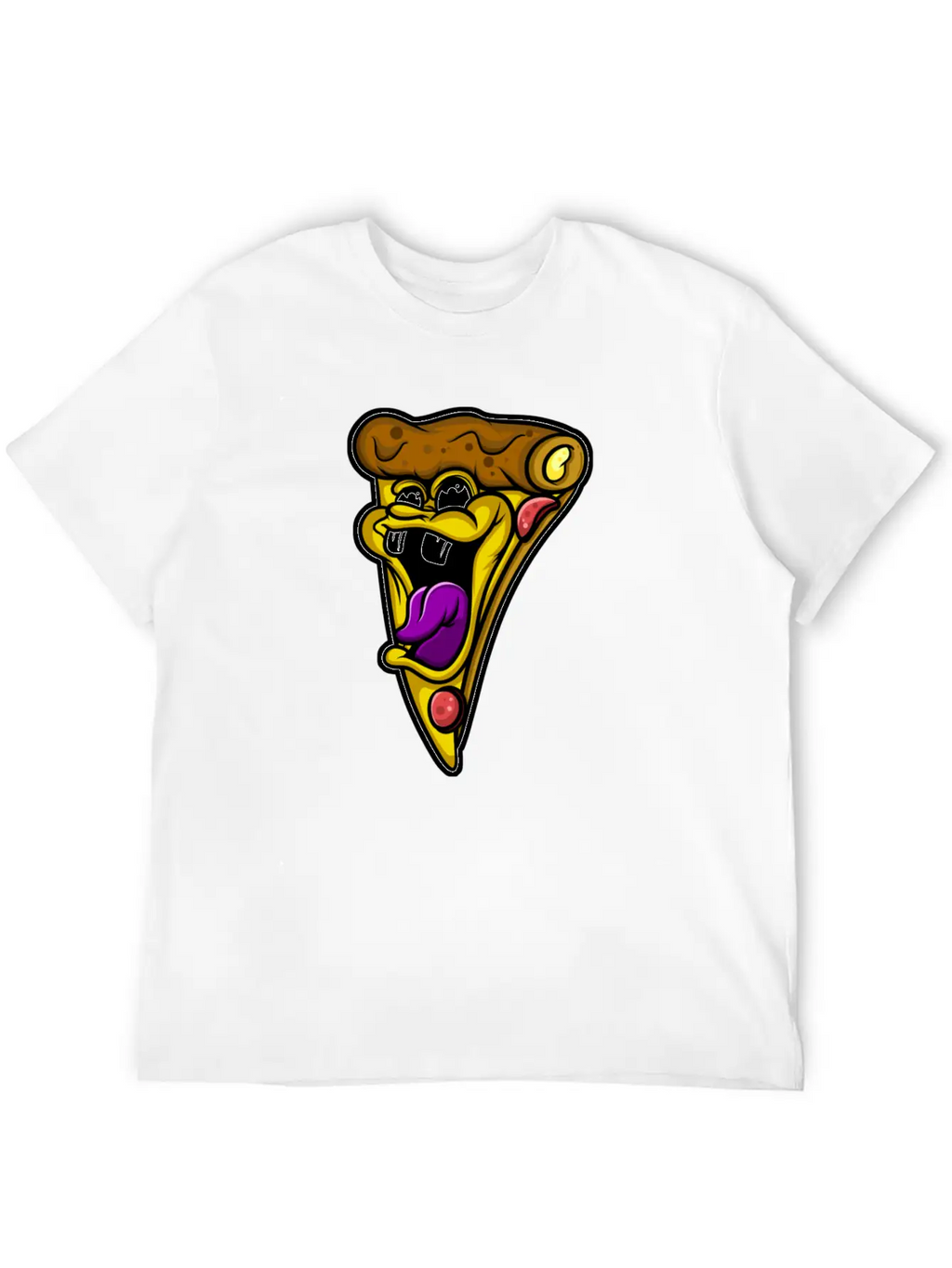 Pizza Casual Graphic T-Shirt – Simple And Comfortable Daily Wear