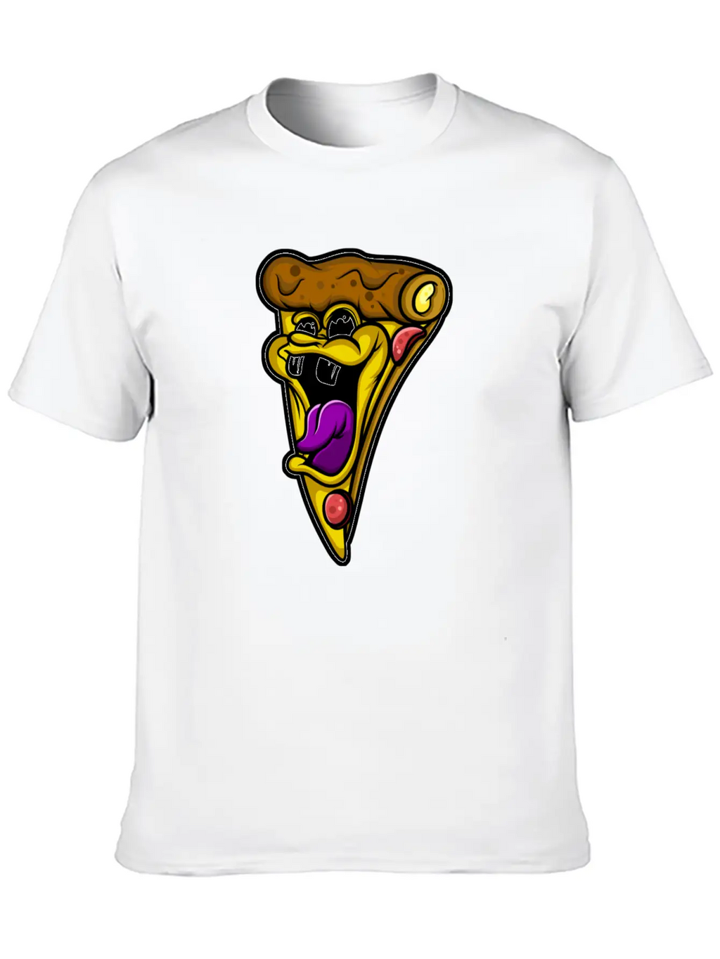 Pizza Casual Graphic T-Shirt – Simple And Comfortable Daily Wear