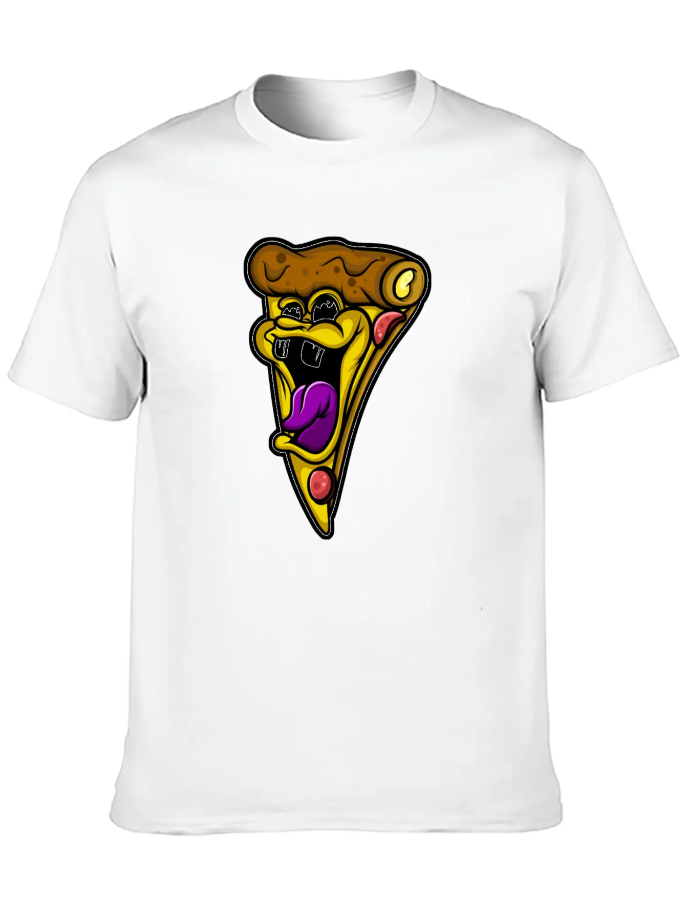 Pizza Casual Graphic T-Shirt – Simple And Comfortable Daily Wear