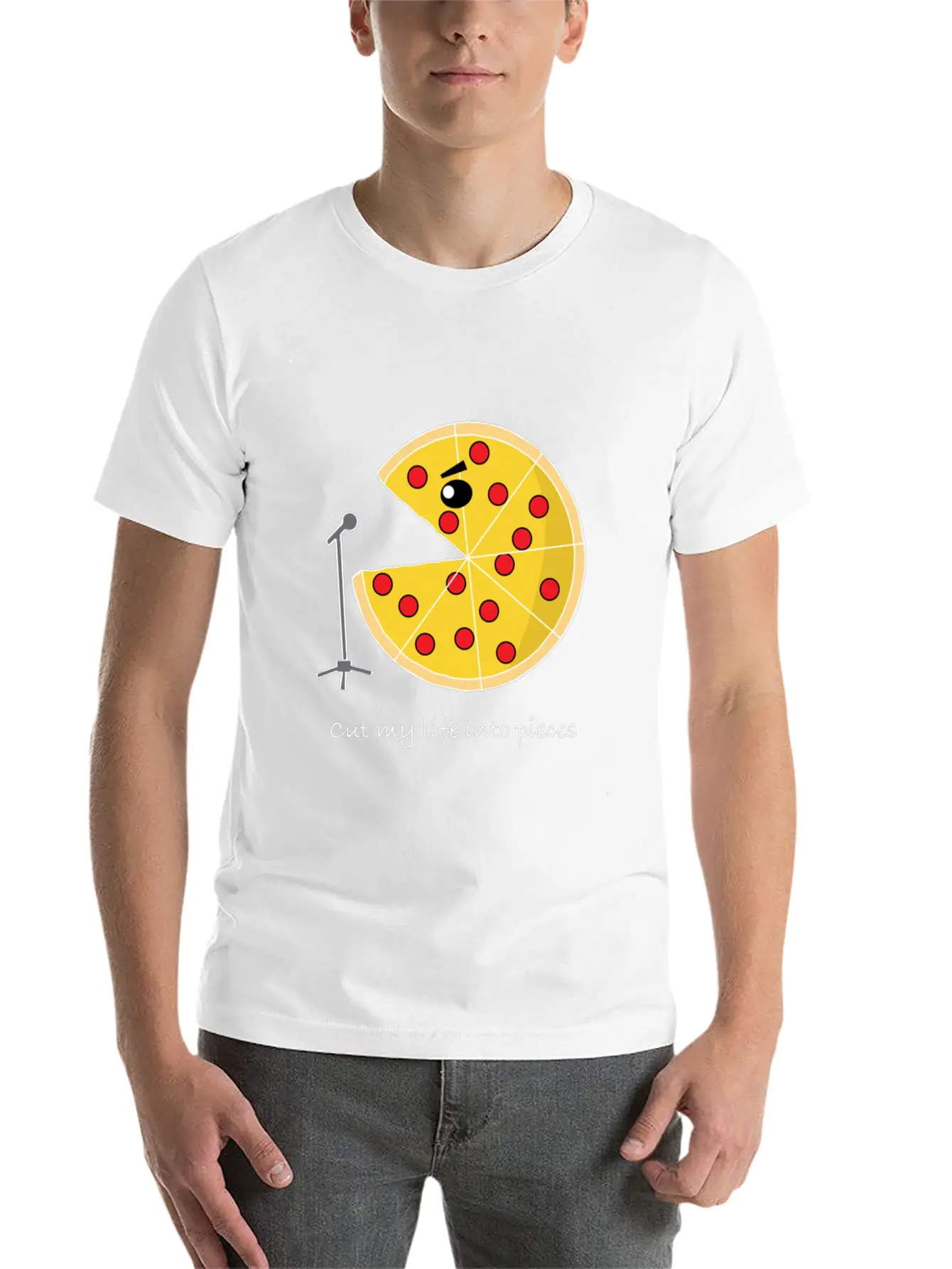 Pizza Star Singer Pizzaholic Breathable Soft Cotton T-Shirt – Timeless Casual Look