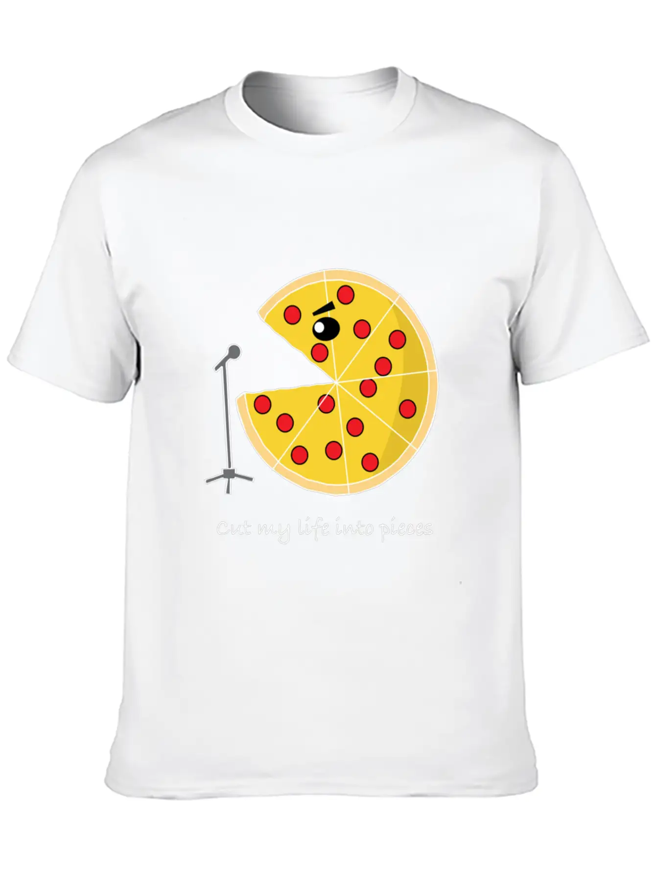 Pizza Star Singer Pizzaholic Breathable Soft Cotton T-Shirt – Timeless Casual Look