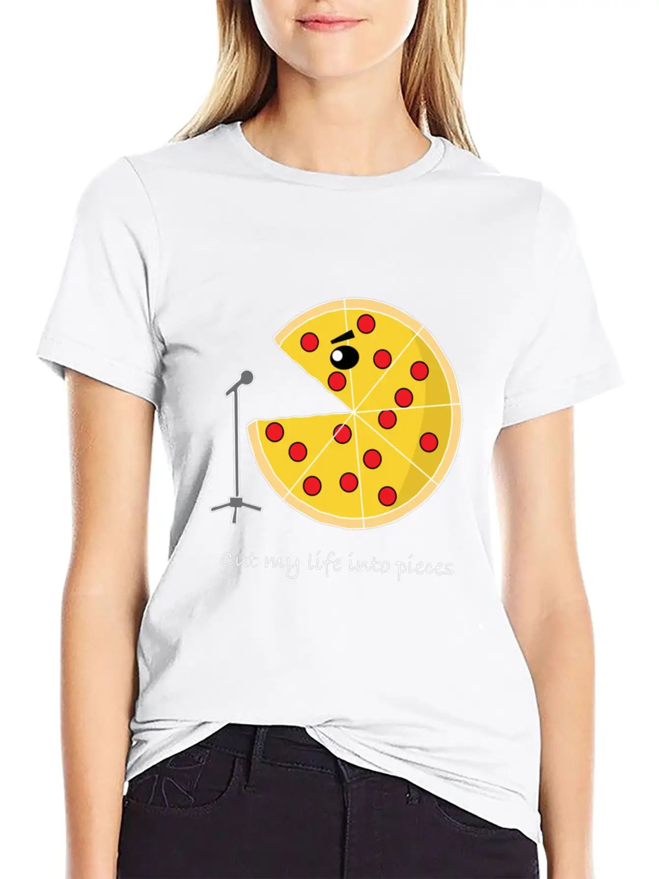Pizza Star Singer Pizzaholic Breathable Soft Cotton T-Shirt – Timeless Casual Look