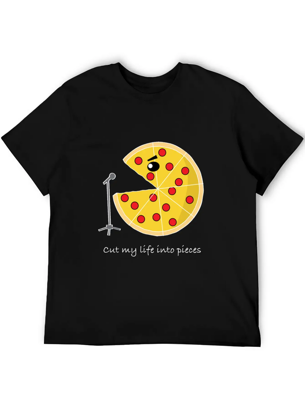 Pizza Star Singer Pizzaholic Breathable Soft Cotton T-Shirt – Timeless Casual Look