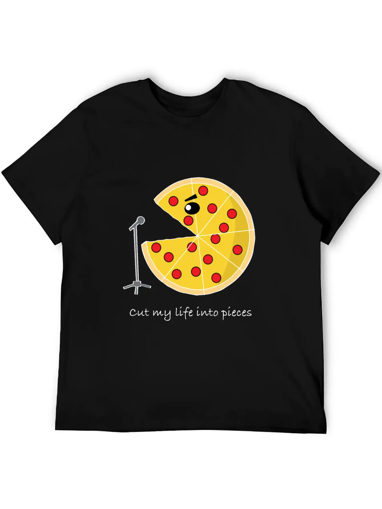 Pizza Star Singer Pizzaholic Breathable Soft Cotton T-Shirt – Timeless Casual Look