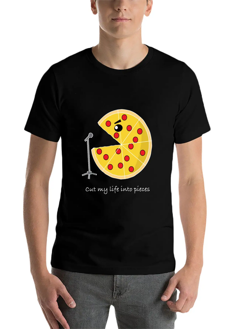 Pizza Star Singer Pizzaholic Breathable Soft Cotton T-Shirt – Timeless Casual Look