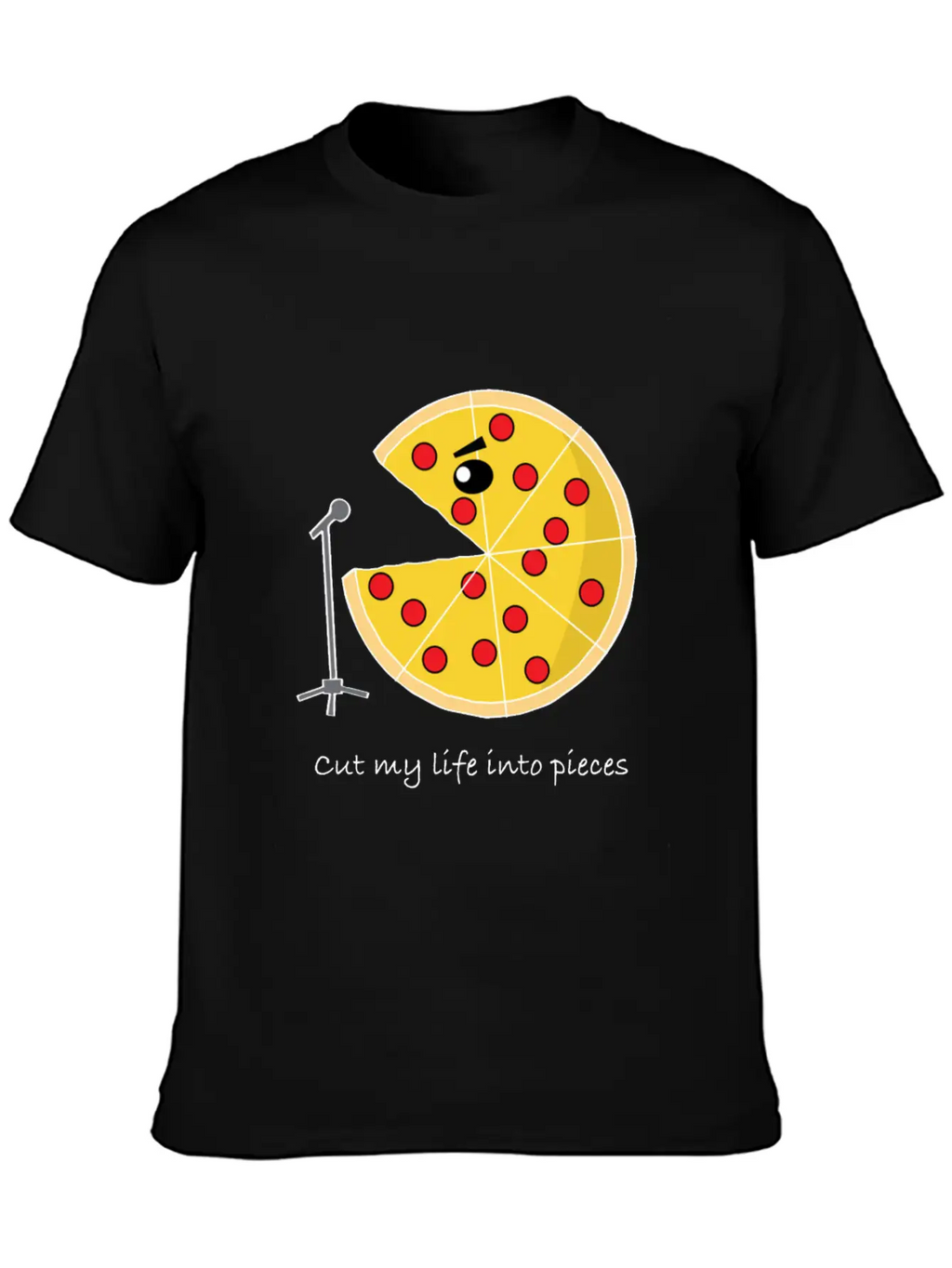 Pizza Star Singer Pizzaholic Breathable Soft Cotton T-Shirt – Timeless Casual Look