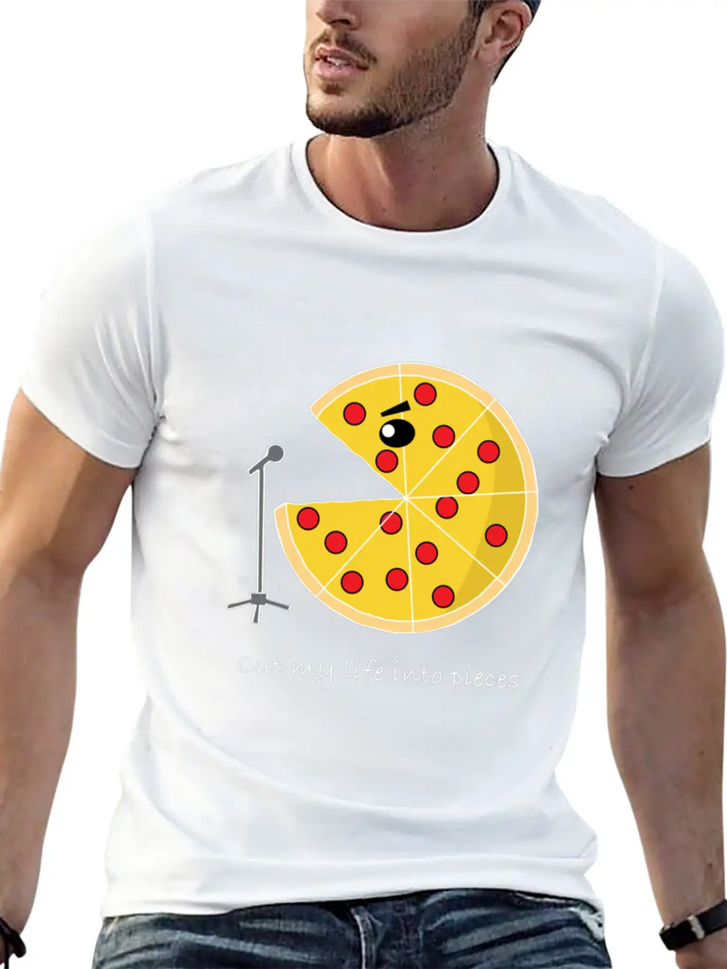 Pizza Star Singer Pizzaholic Breathable Soft Cotton T-Shirt – Timeless Casual Look