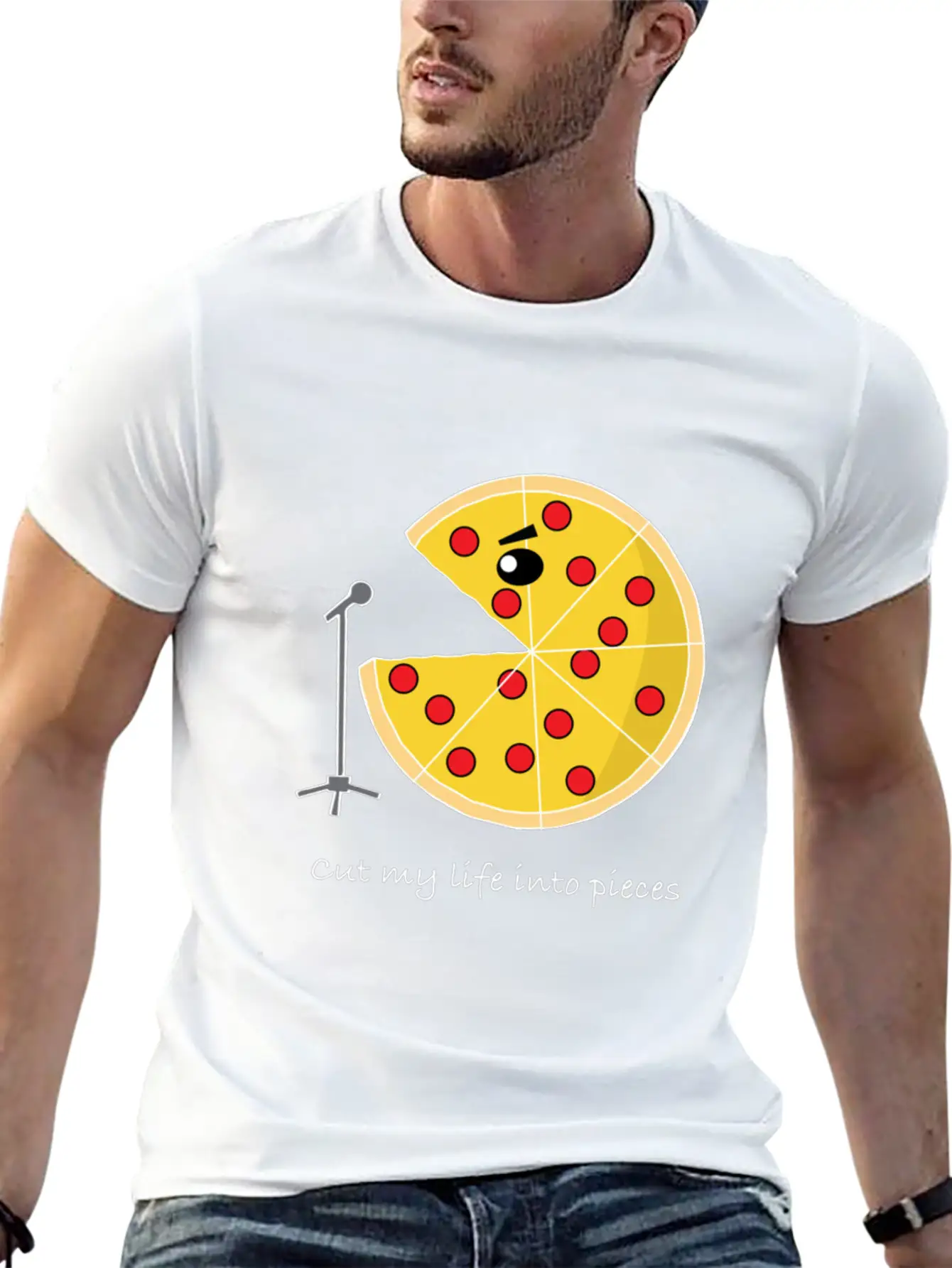 Pizza Star Singer Pizzaholic Breathable Soft Cotton T-Shirt – Timeless Casual Look