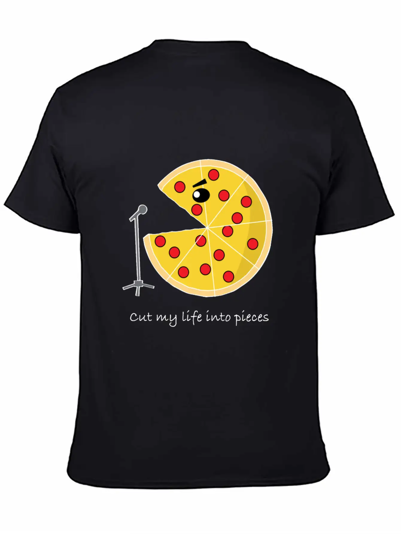 Pizza Star Singer Pizzaholic Breathable Soft Cotton T-Shirt – Timeless Casual Look
