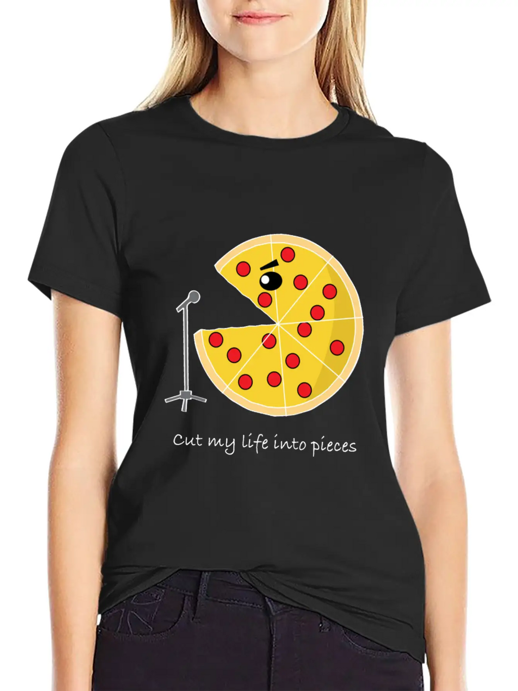 Pizza Star Singer Pizzaholic Breathable Soft Cotton T-Shirt – Timeless Casual Look