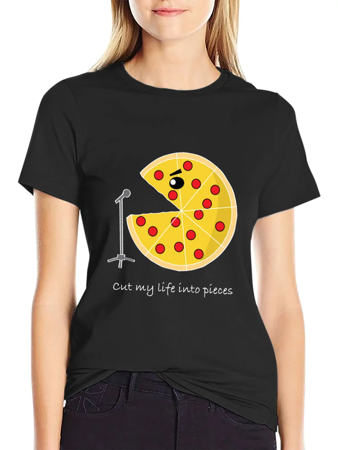 Pizza Star Singer Pizzaholic Breathable Soft Cotton T-Shirt – Timeless Casual Look
