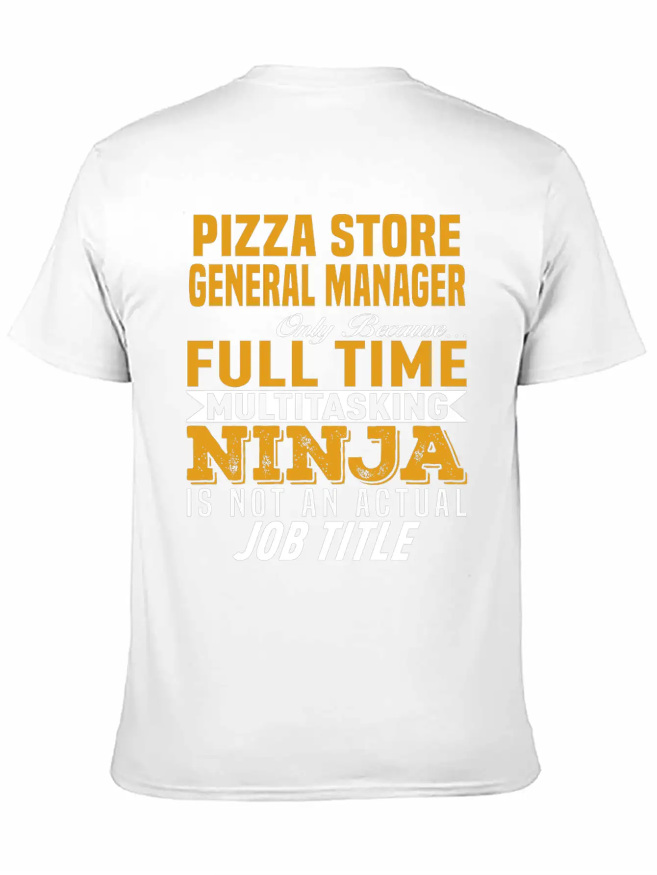Pizza Store General Manager Unisex Casual T-Shirt – Clean Design For Daily Comfort