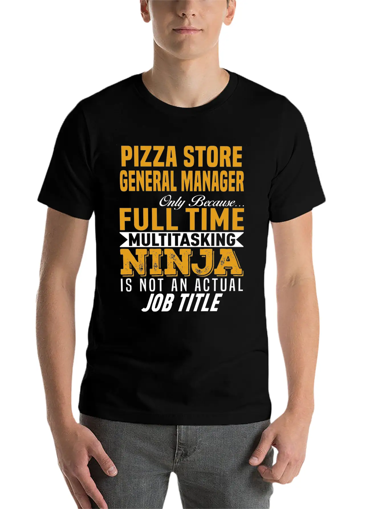 Pizza Store General Manager Unisex Casual T-Shirt – Clean Design For Daily Comfort