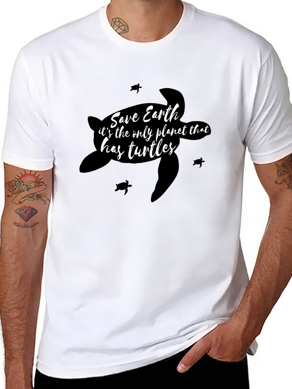 Save Earth Turtles Graphic Tee