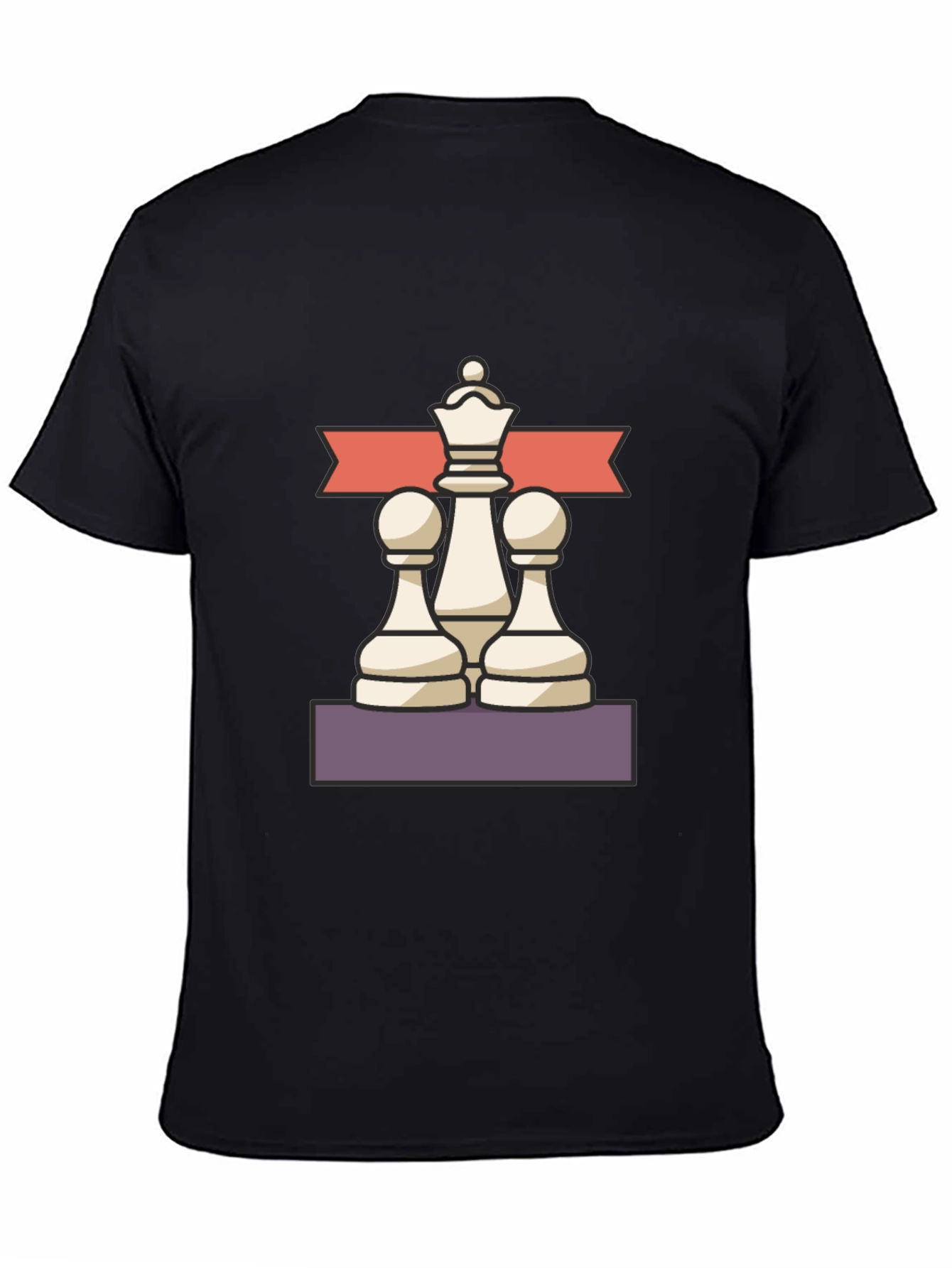 Chess Master Tee - Queen and Pawns Graphic T-Shirt
