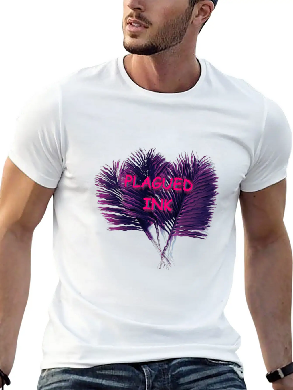 Plagued Palm Unisex Casual T-Shirt – Clean Design For Daily Comfort