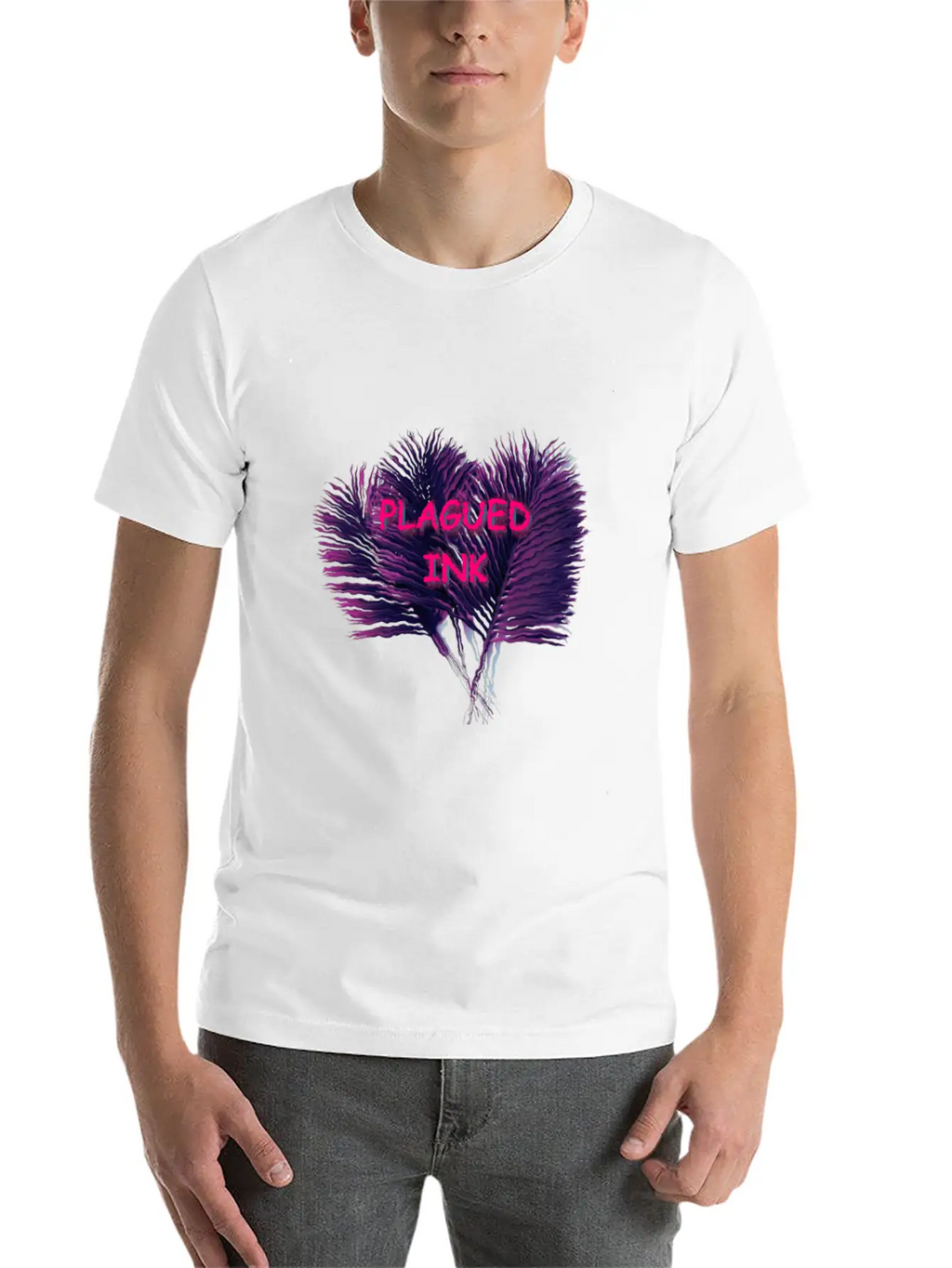 Plagued Palm Unisex Casual T-Shirt – Clean Design For Daily Comfort