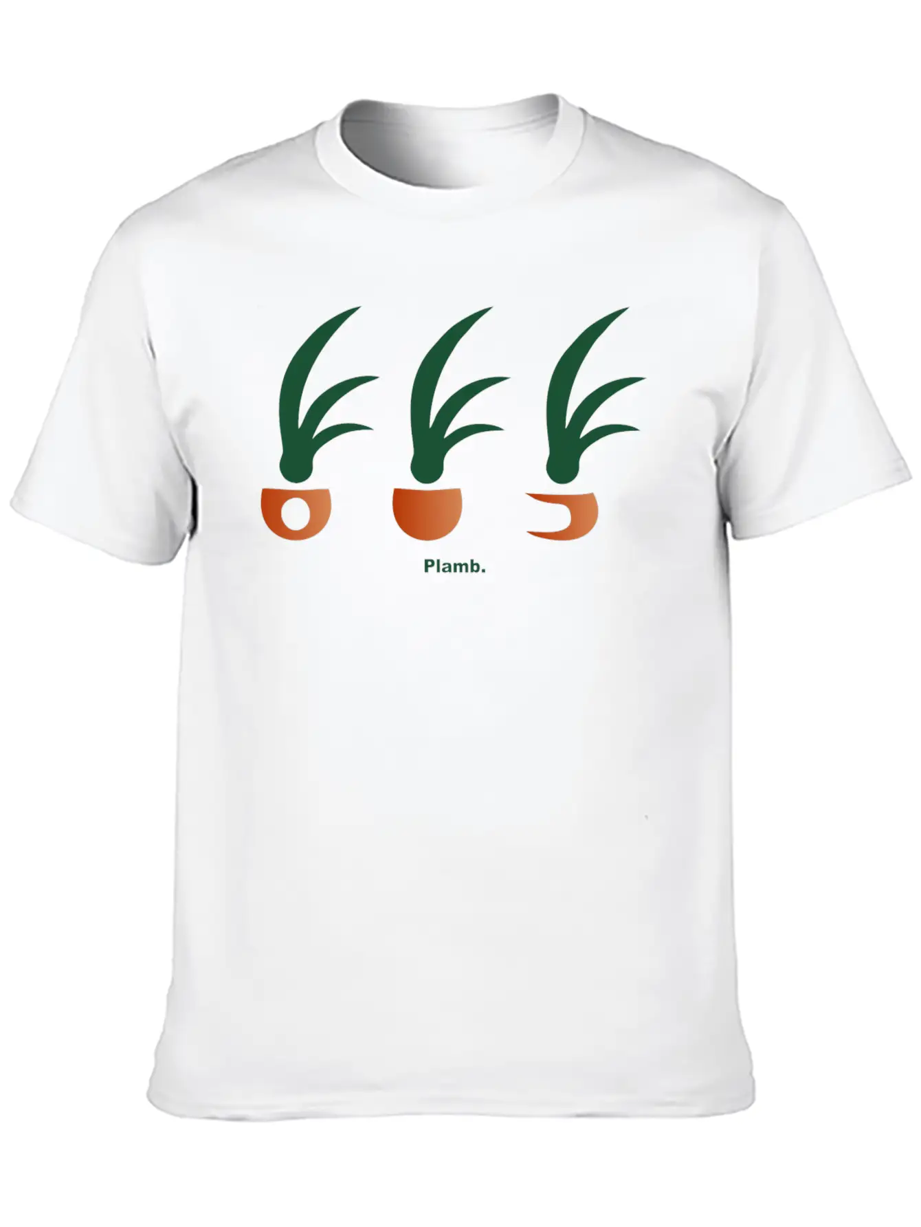 Plamb Trifecta Unisex Short Sleeve Soft Cotton T-Shirt – Casual Everyday Wear