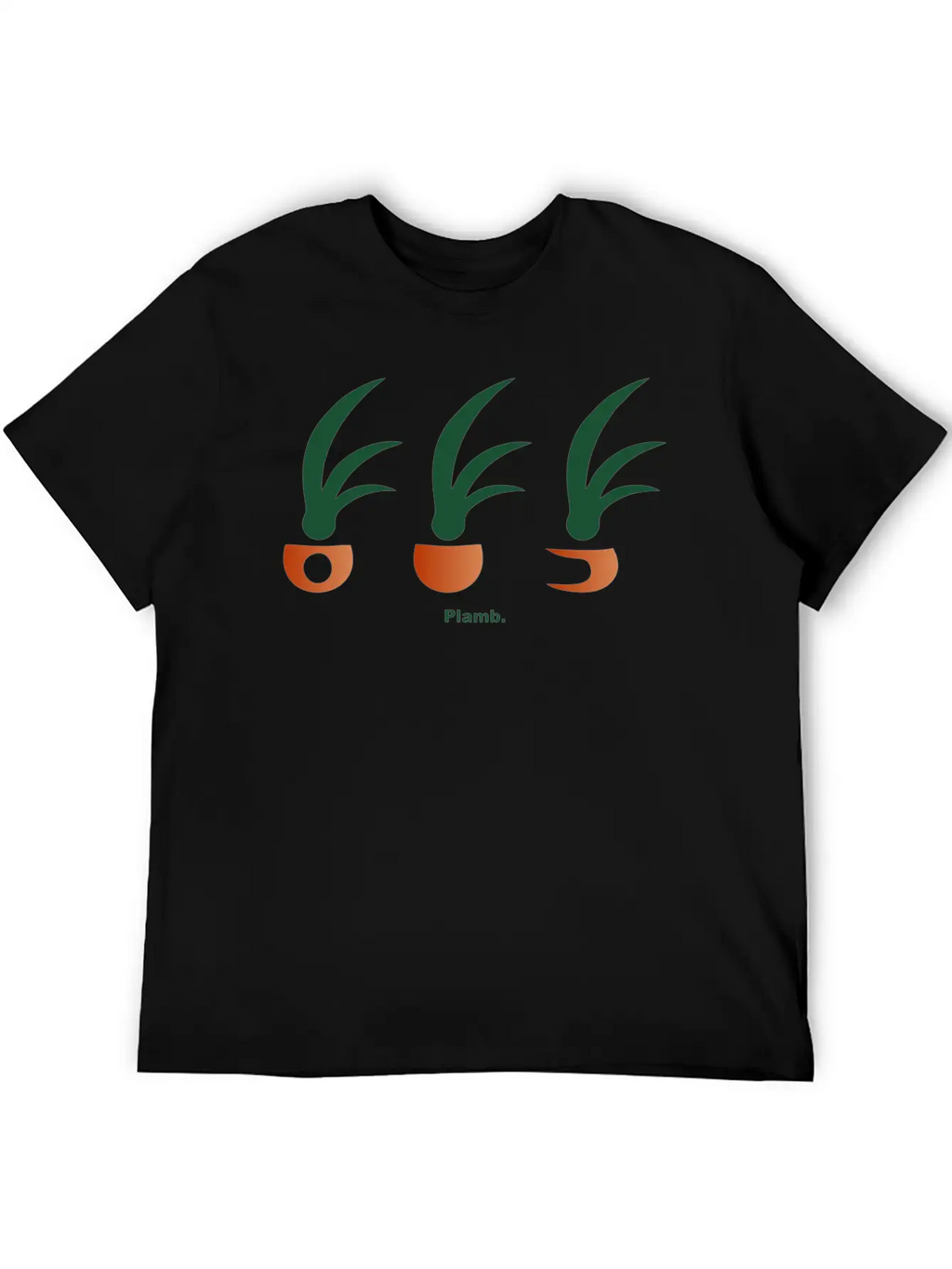 Plamb Trifecta Unisex Short Sleeve Soft Cotton T-Shirt – Casual Everyday Wear