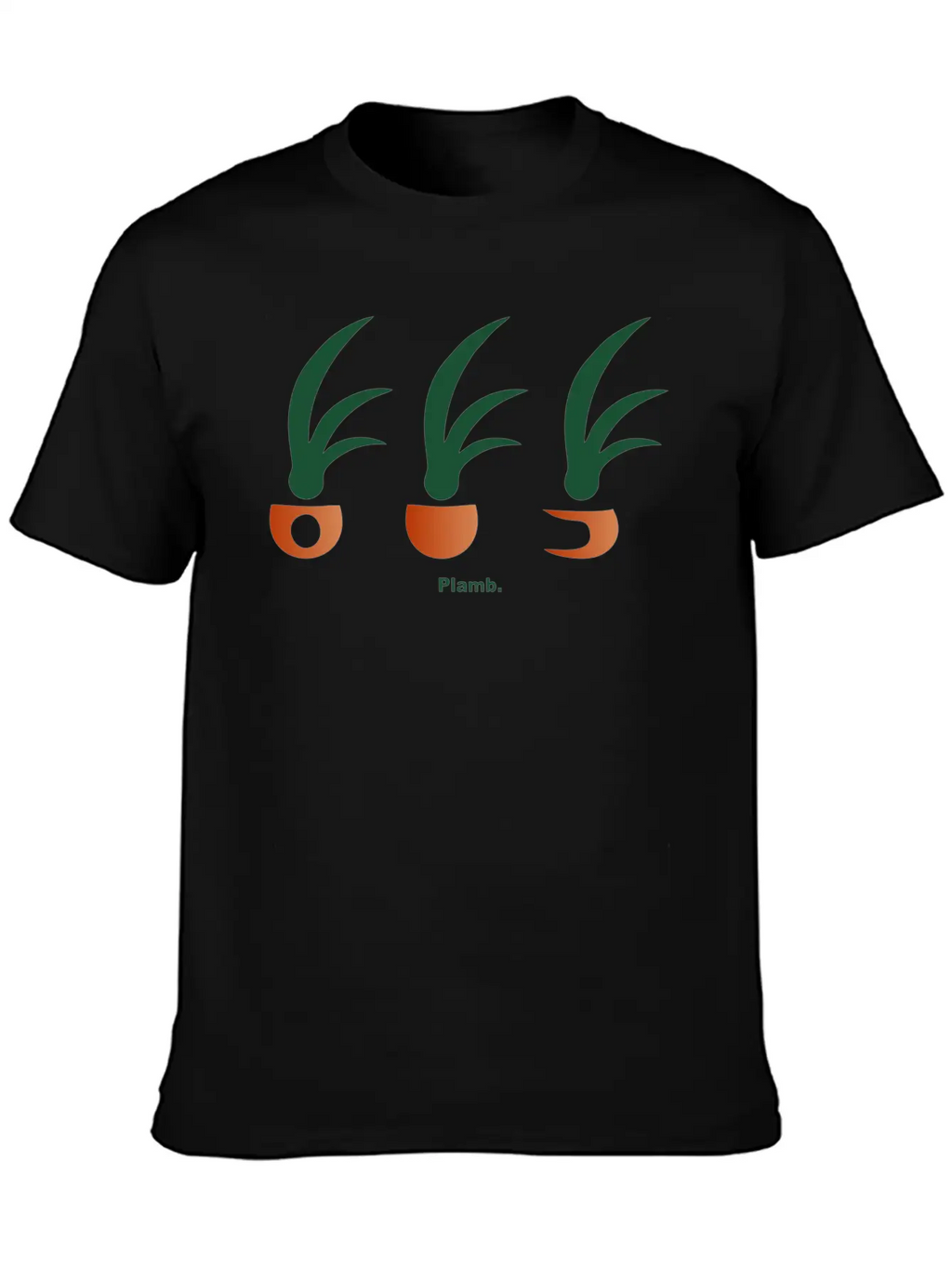 Plamb Trifecta Unisex Short Sleeve Soft Cotton T-Shirt – Casual Everyday Wear