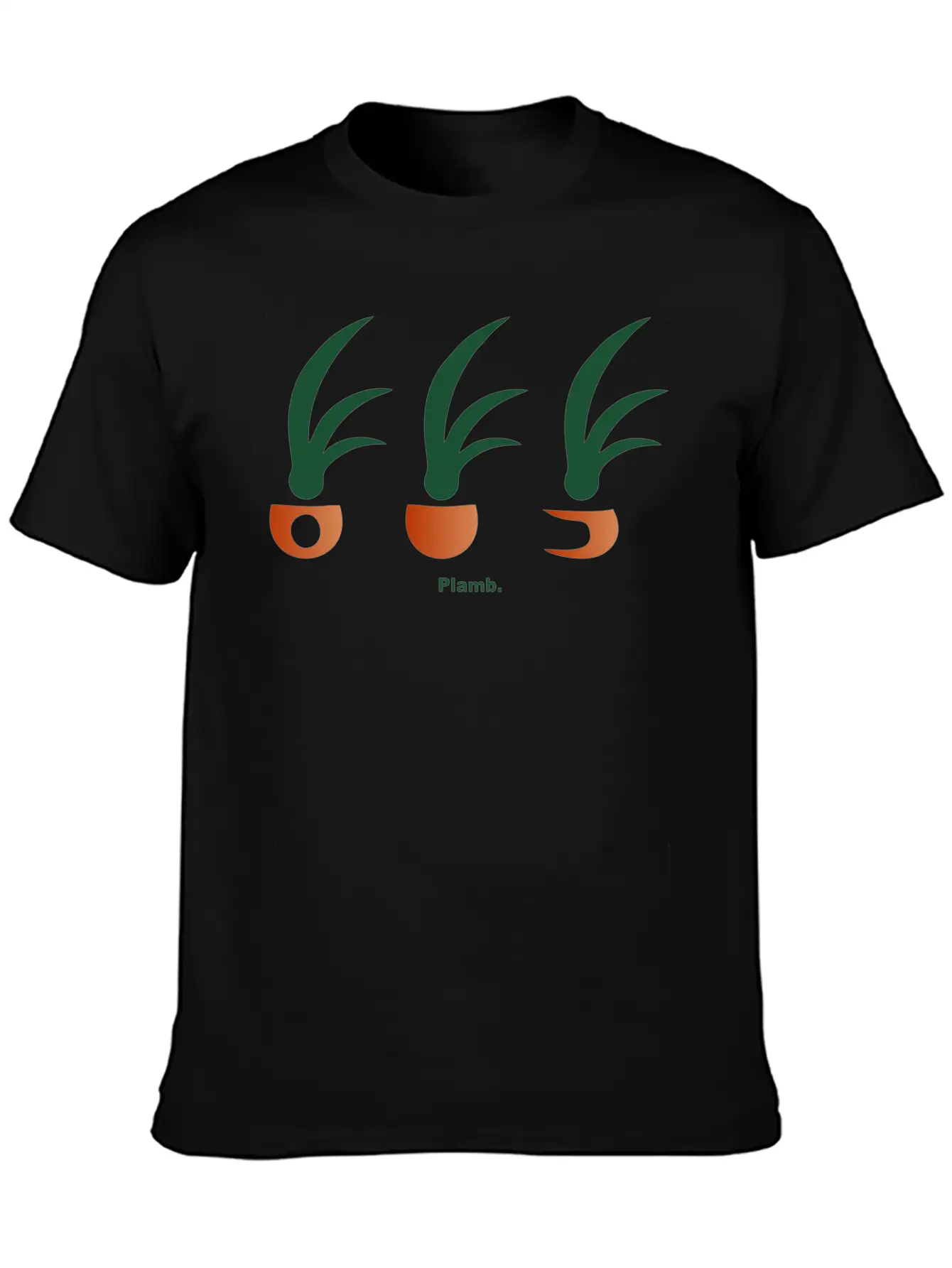 Plamb Trifecta Unisex Short Sleeve Soft Cotton T-Shirt – Casual Everyday Wear