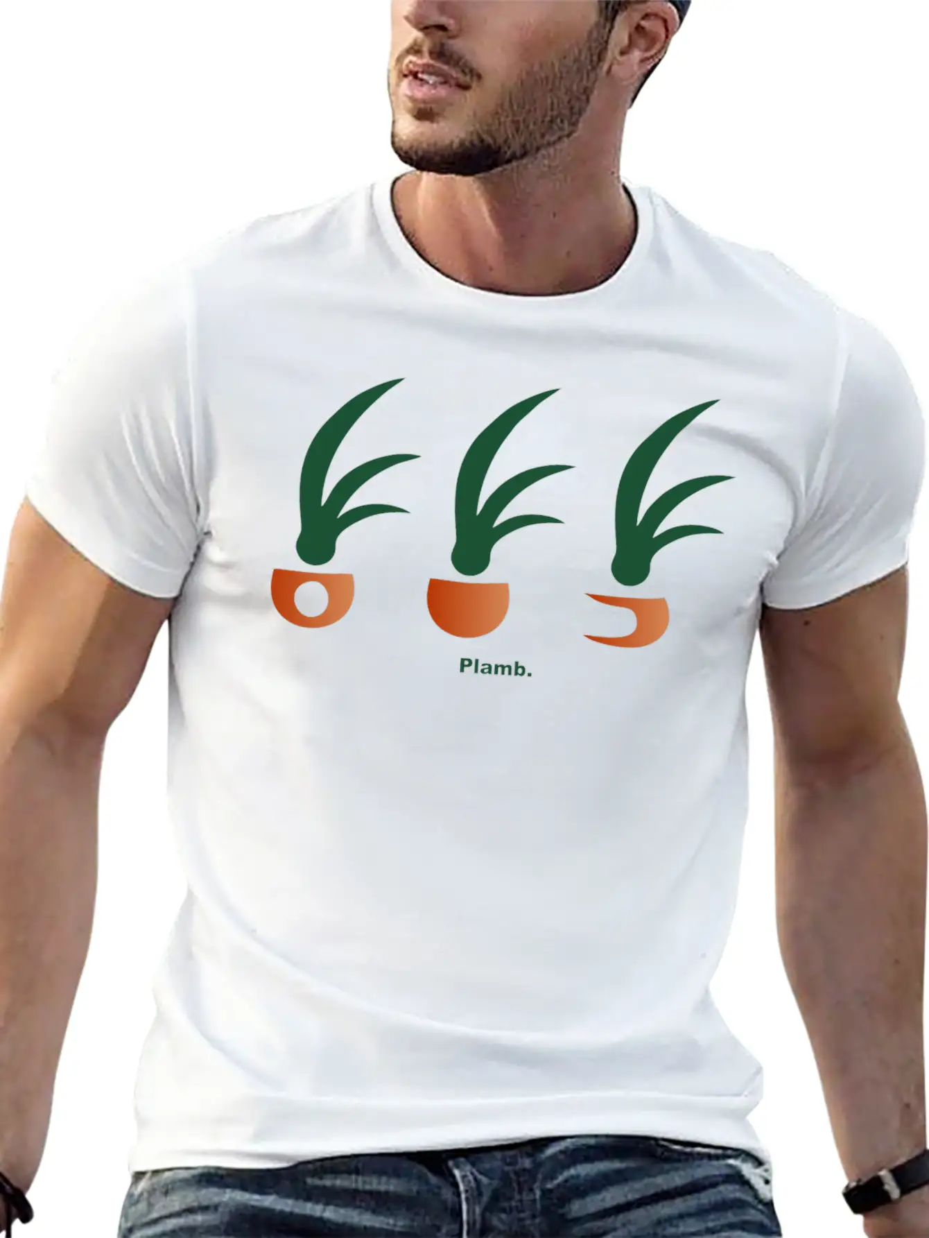 Plamb Trifecta Unisex Short Sleeve Soft Cotton T-Shirt – Casual Everyday Wear