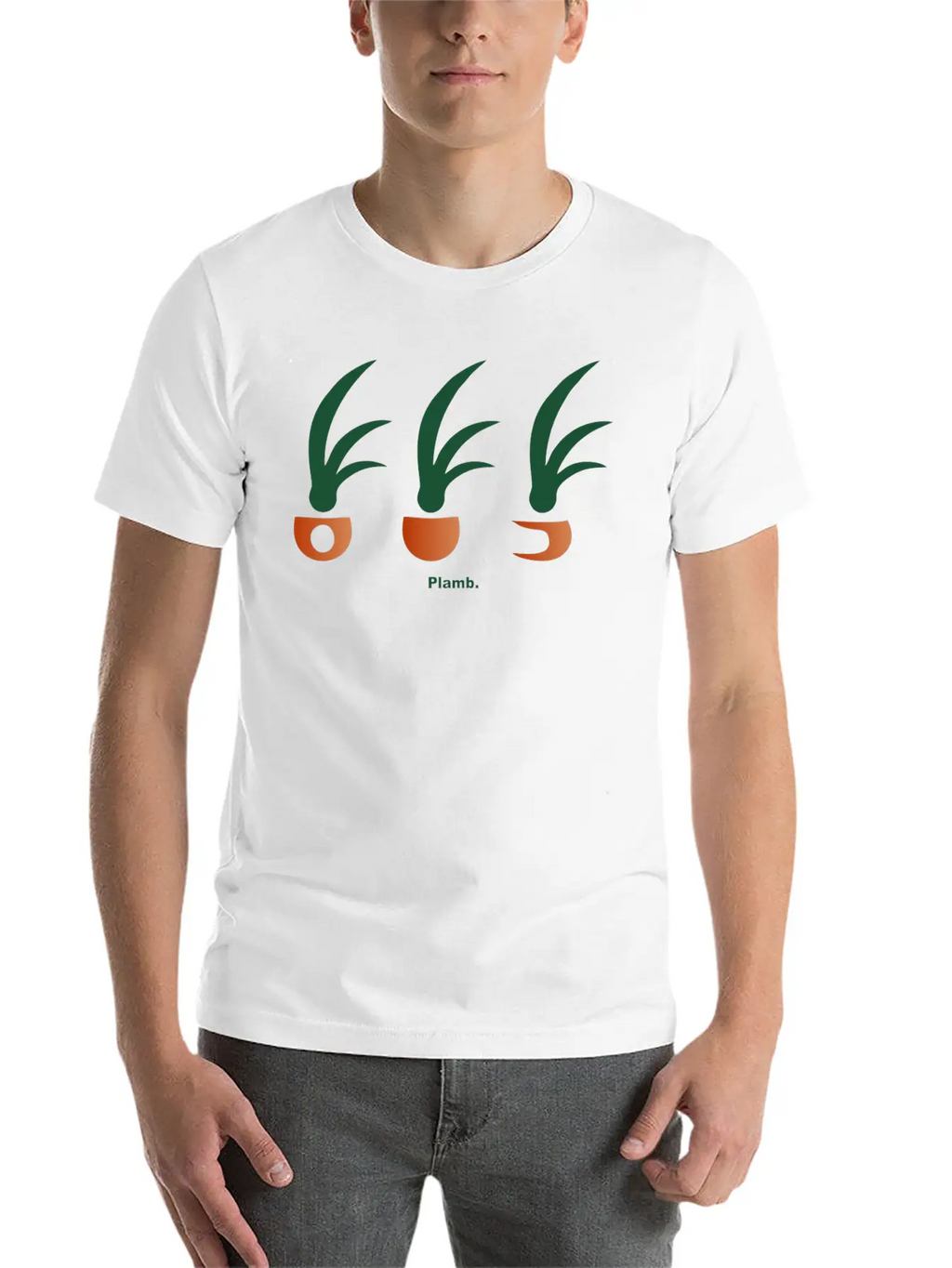 Plamb Trifecta Unisex Short Sleeve Soft Cotton T-Shirt – Casual Everyday Wear