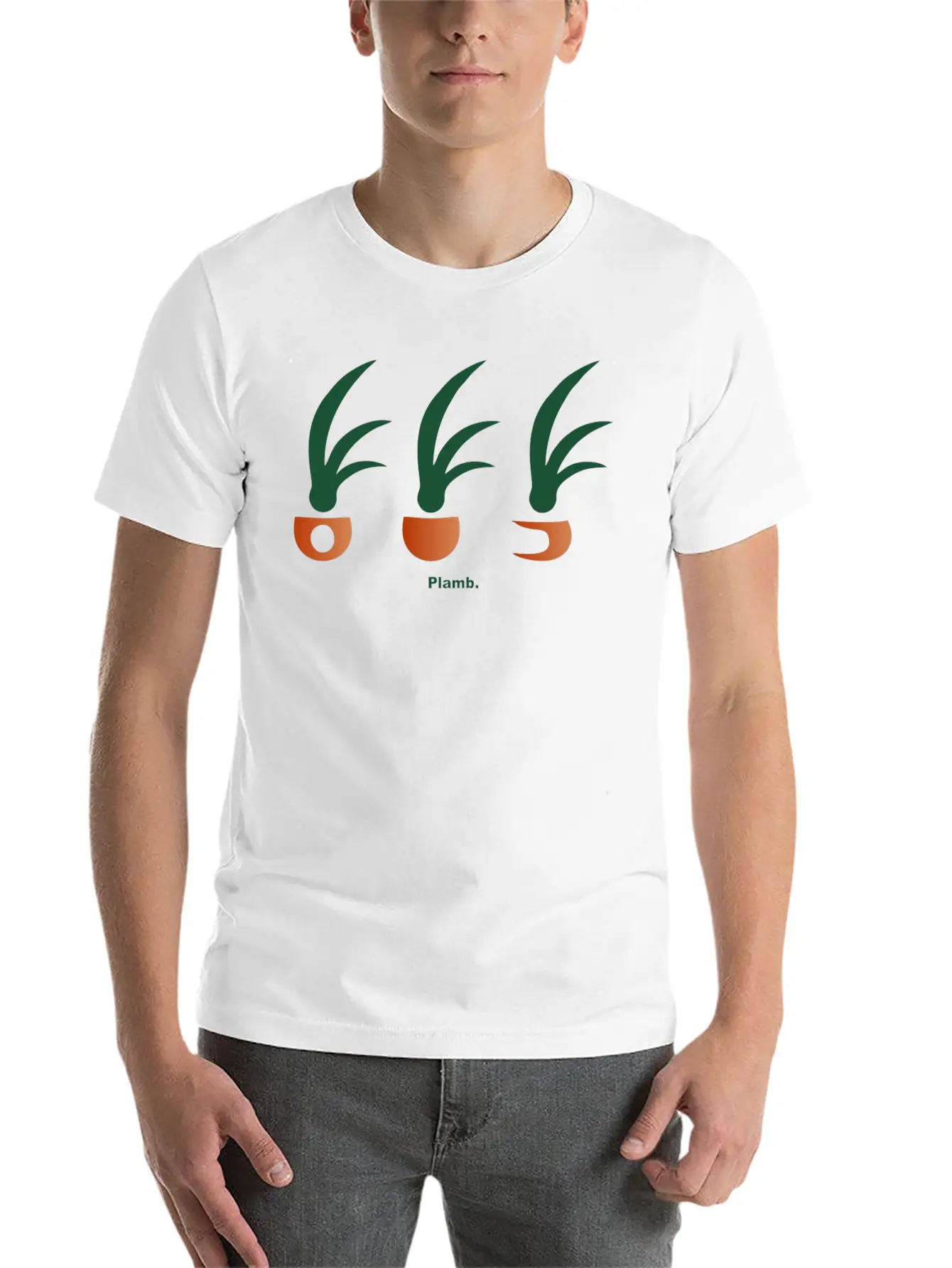 Plamb Trifecta Unisex Short Sleeve Soft Cotton T-Shirt – Casual Everyday Wear